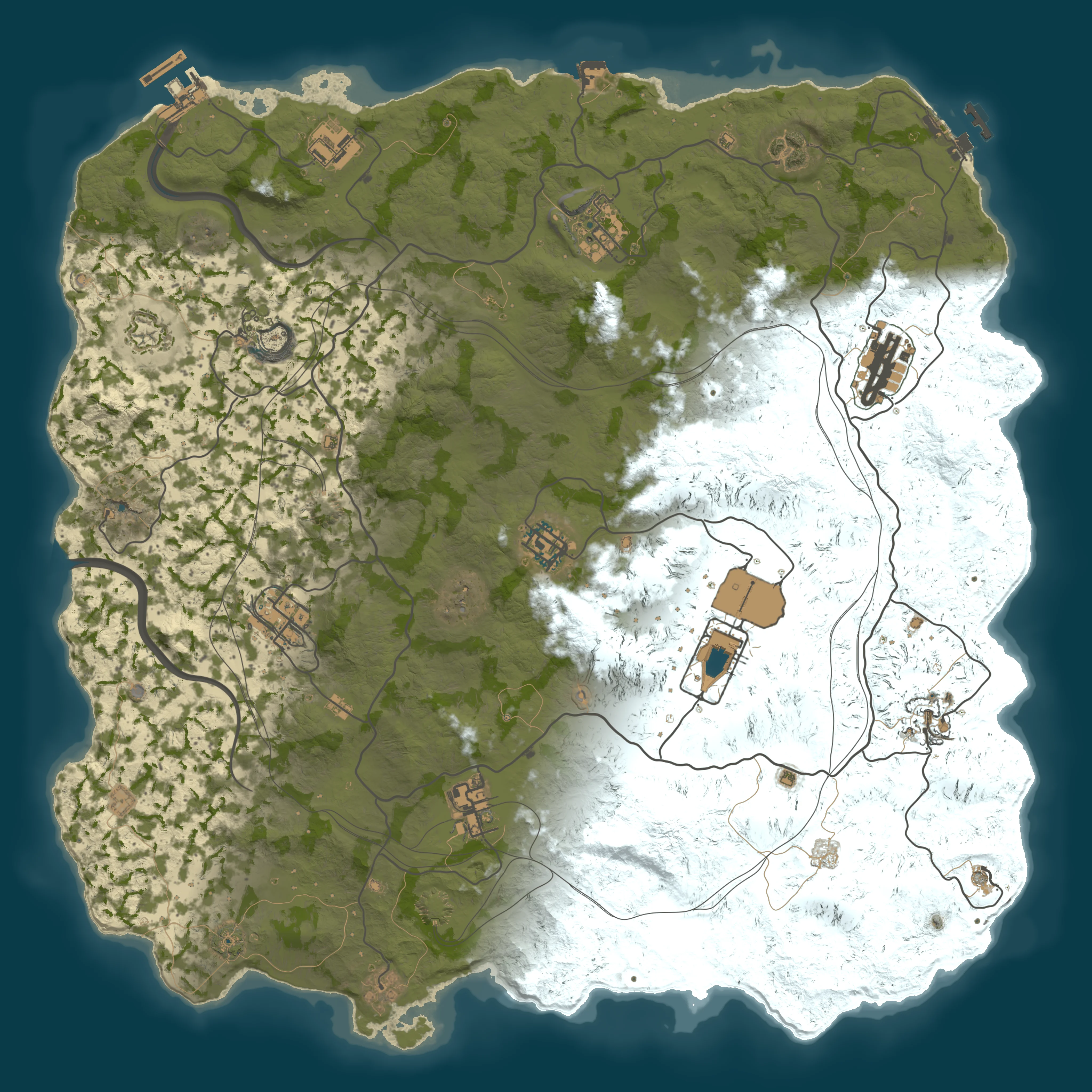 Rendered map for seed 0