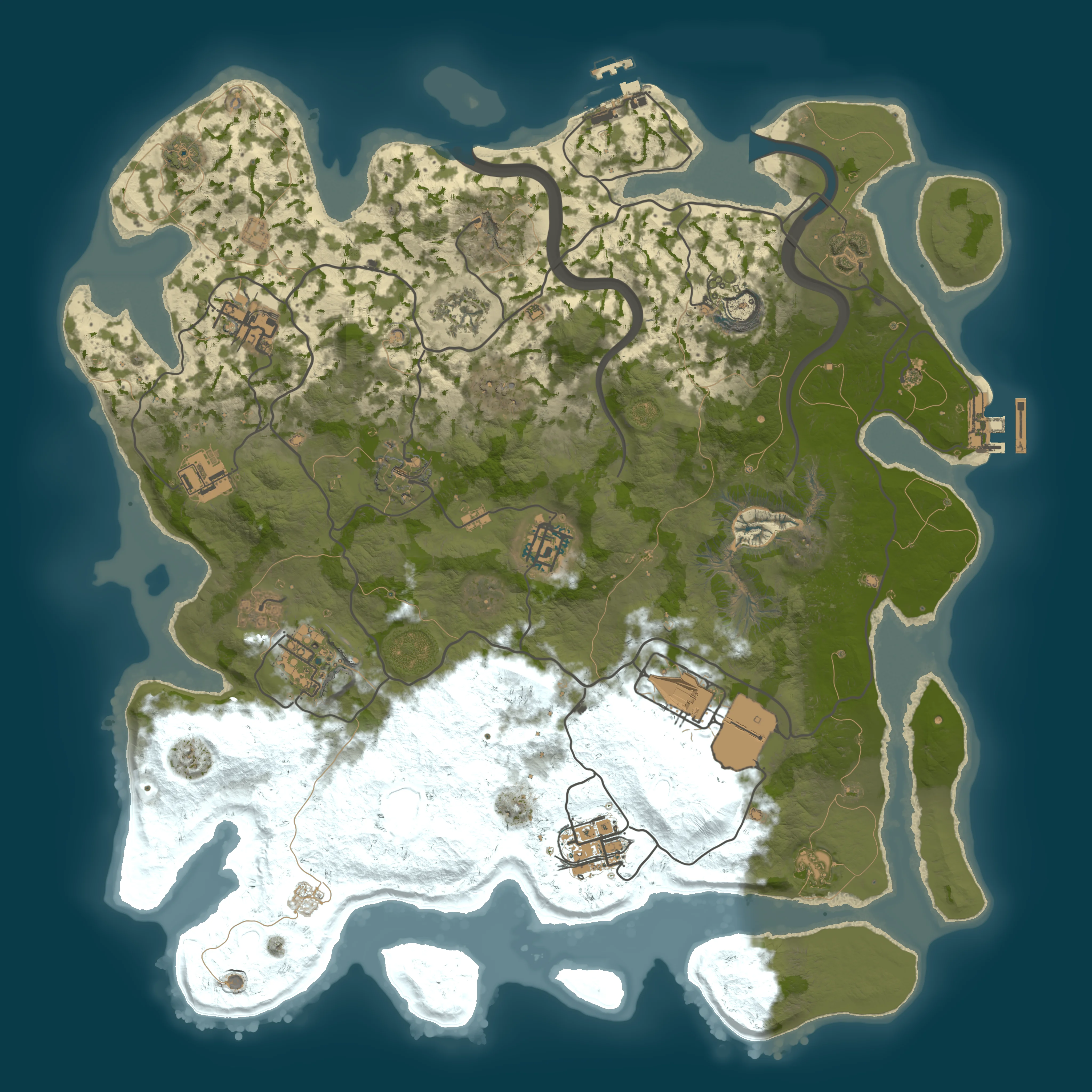Rendered map for seed 1337