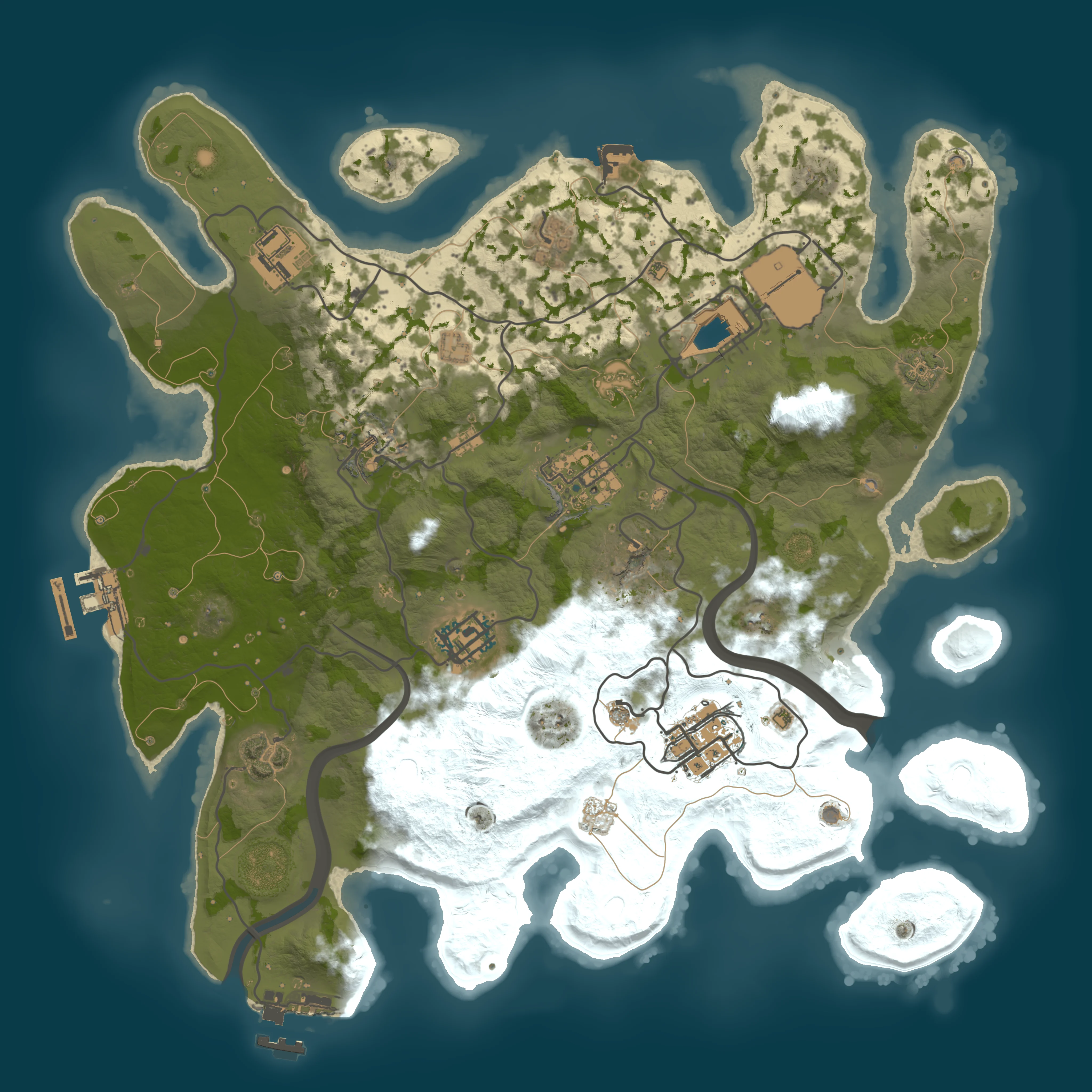 Rendered map for seed 2139934746