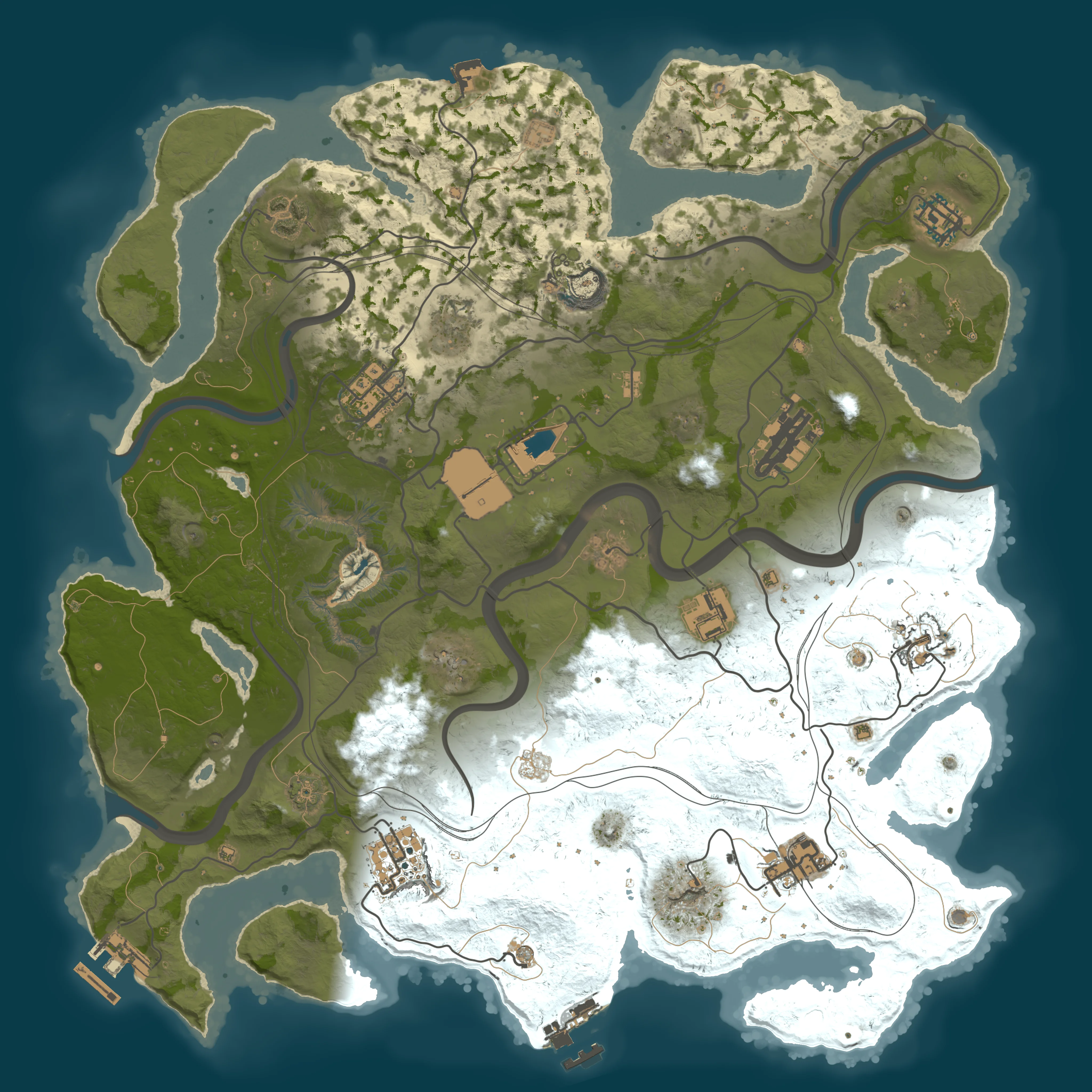 Rendered map for seed 1337