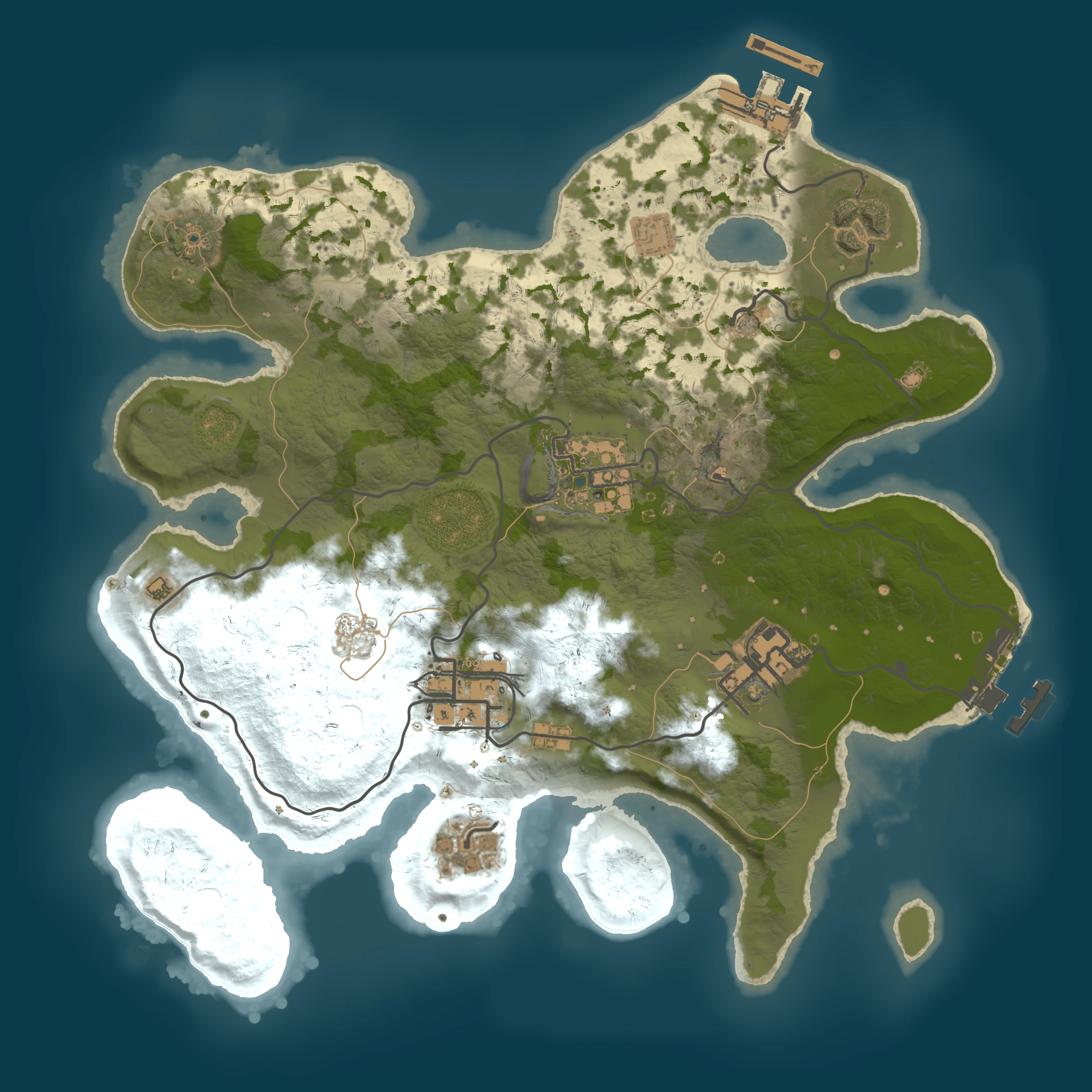 Rendered map for seed 162780699