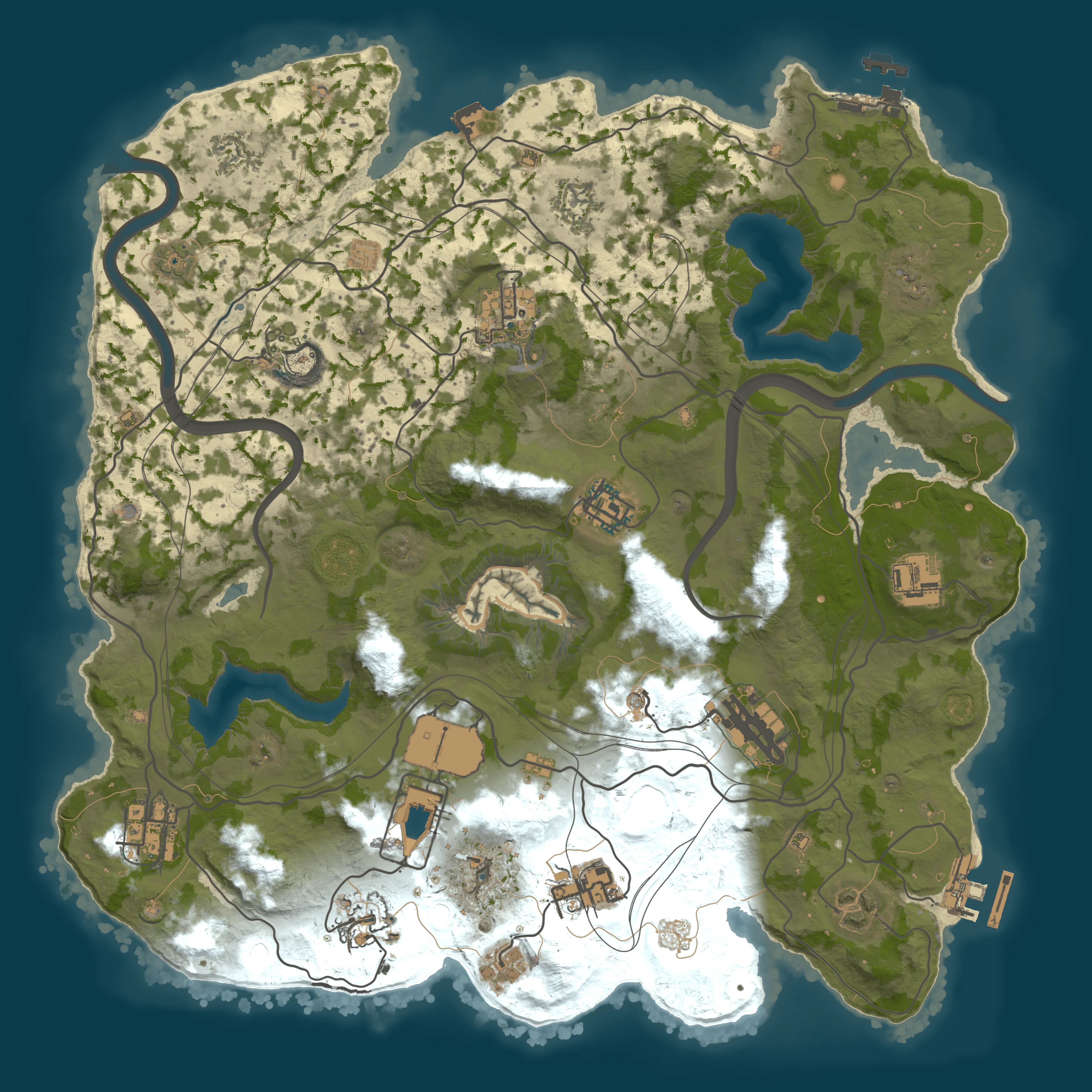 Rendered map for seed 1337