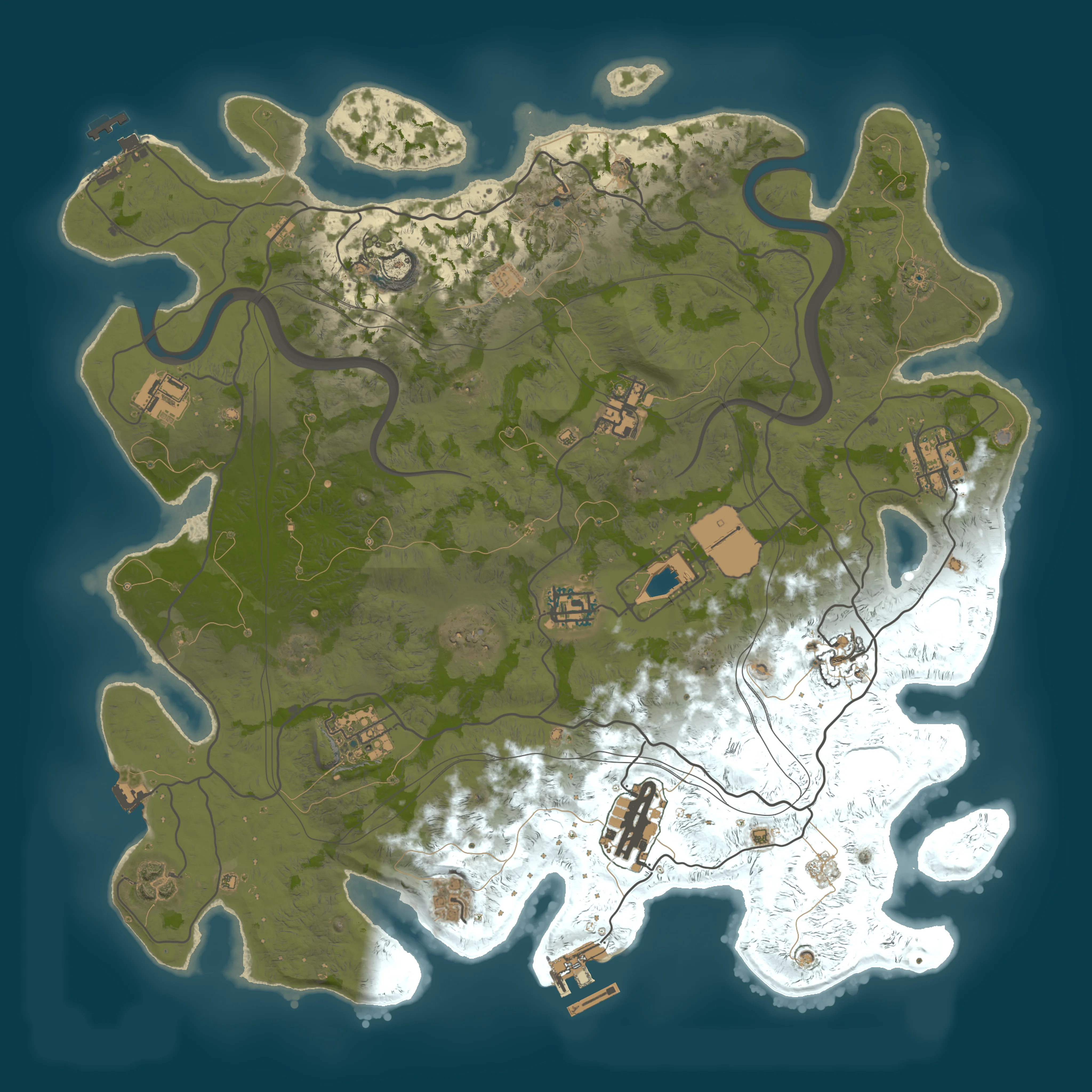 Rendered map for seed 1337
