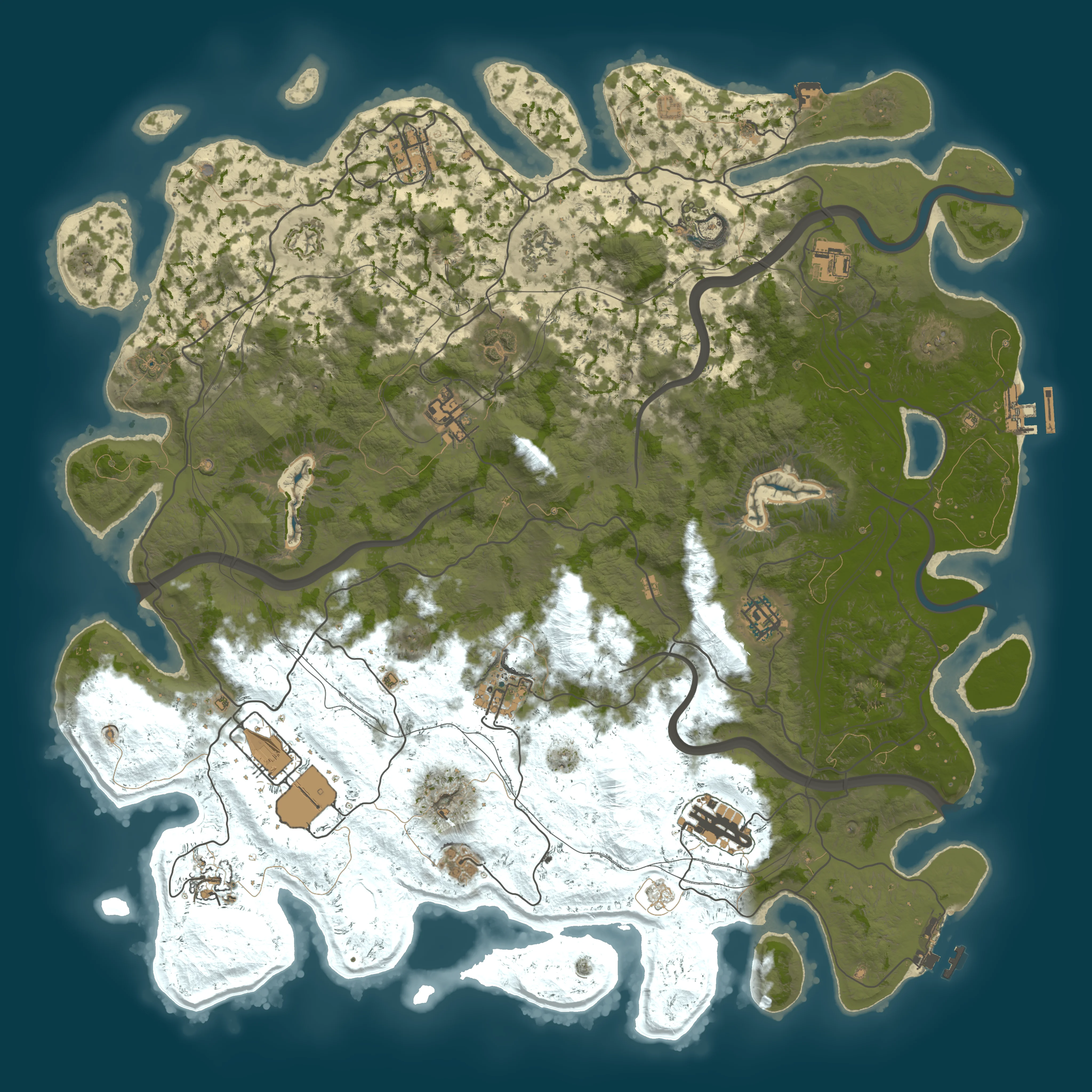 Rendered map for seed 1337