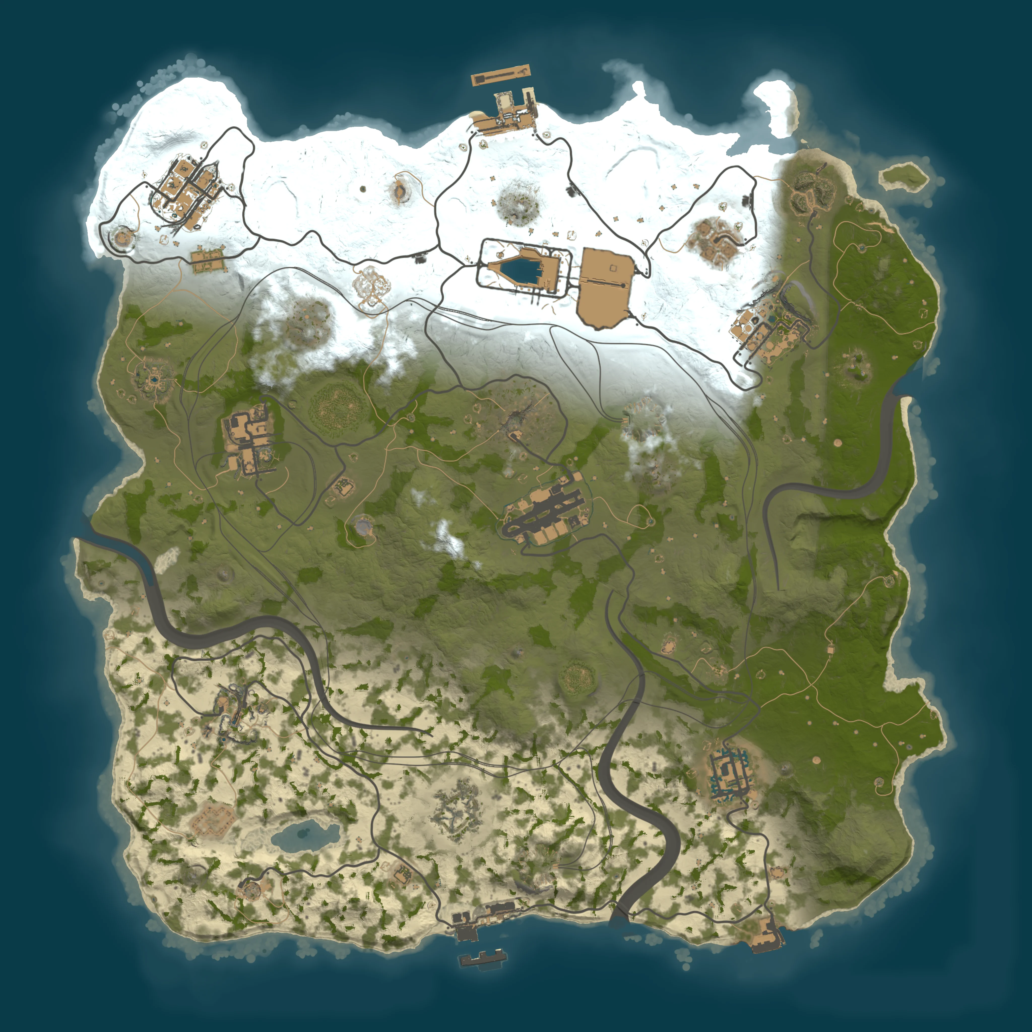 Rendered map for seed 1337