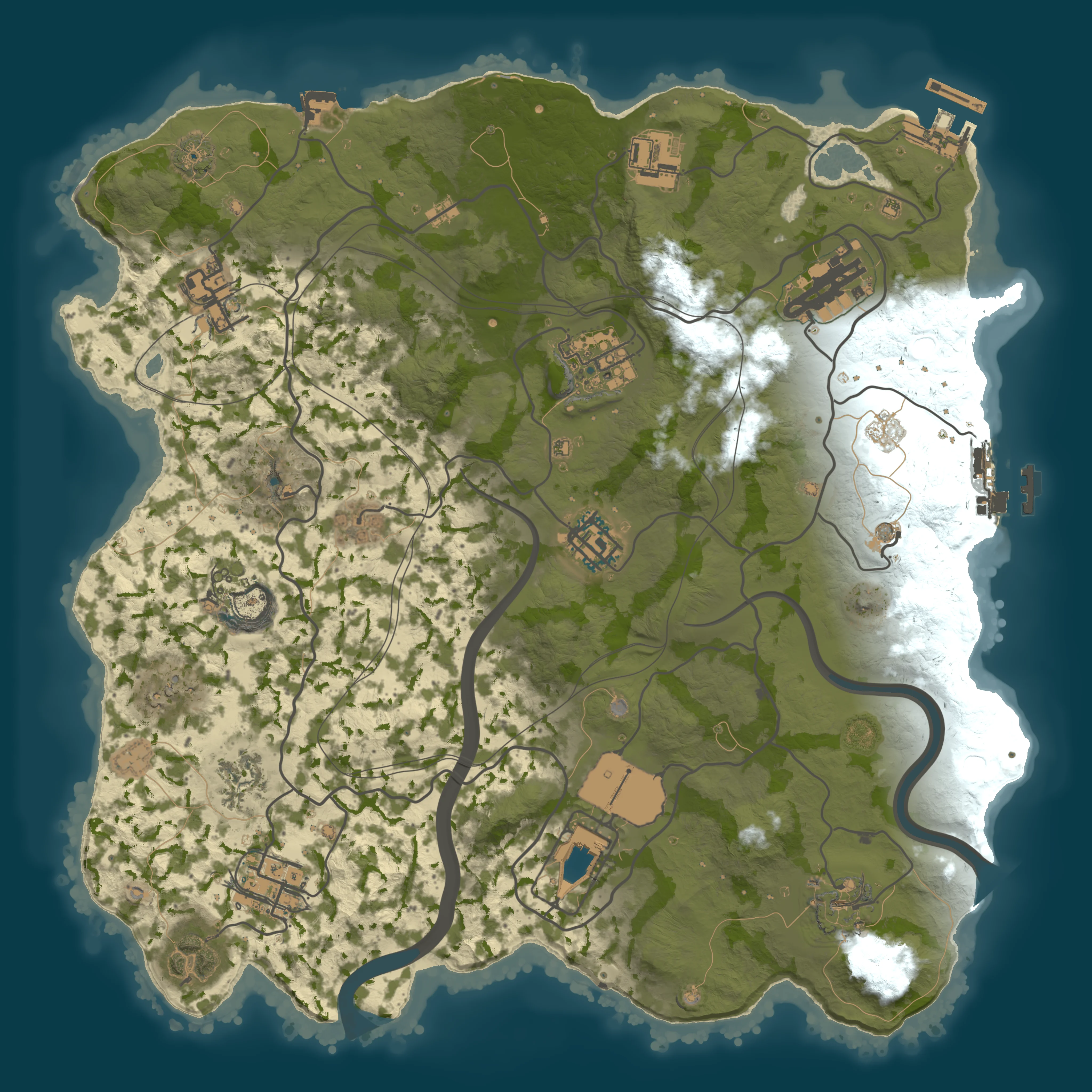 Rendered map for seed 1337