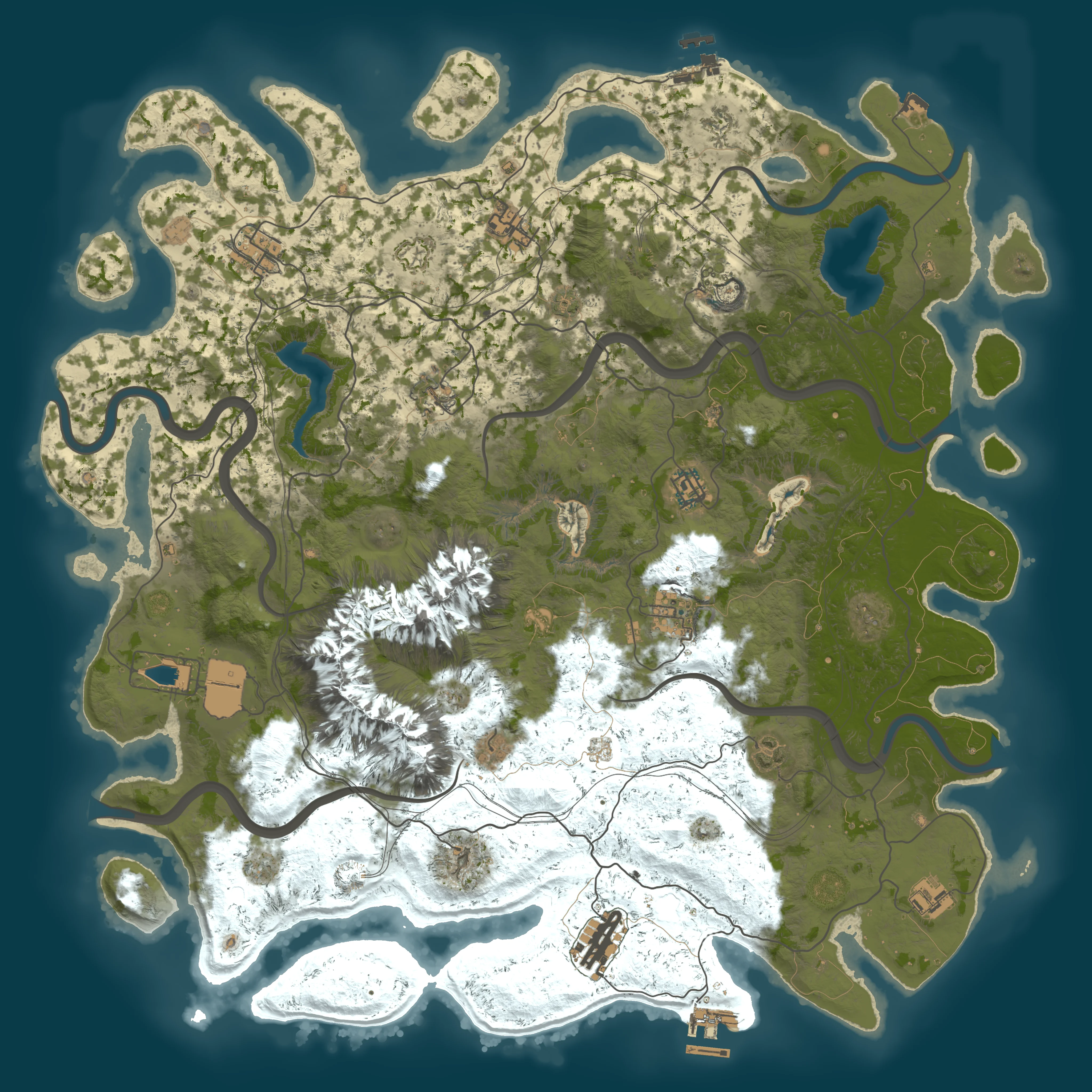 Rendered map for seed 1337