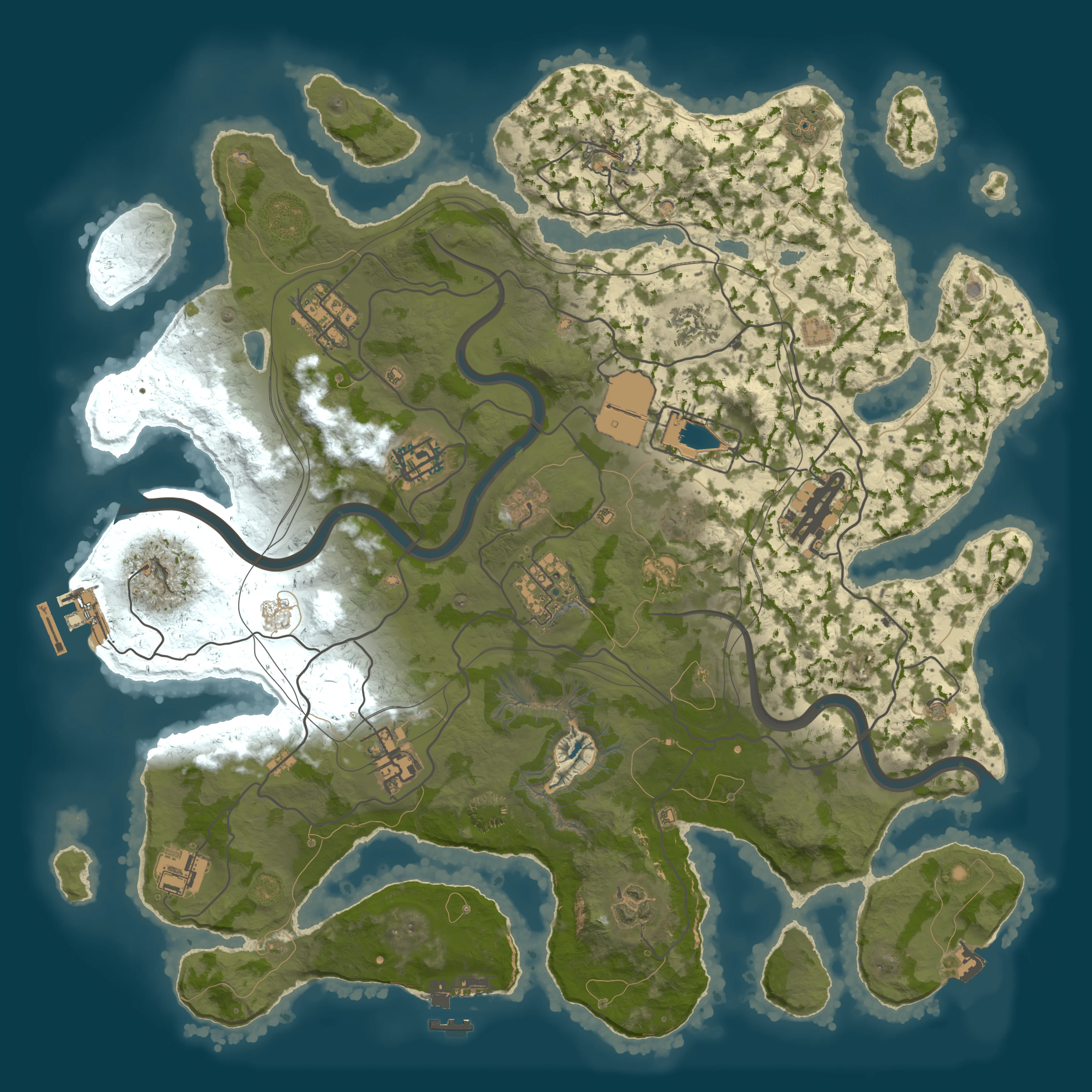 Rendered map for seed 1337