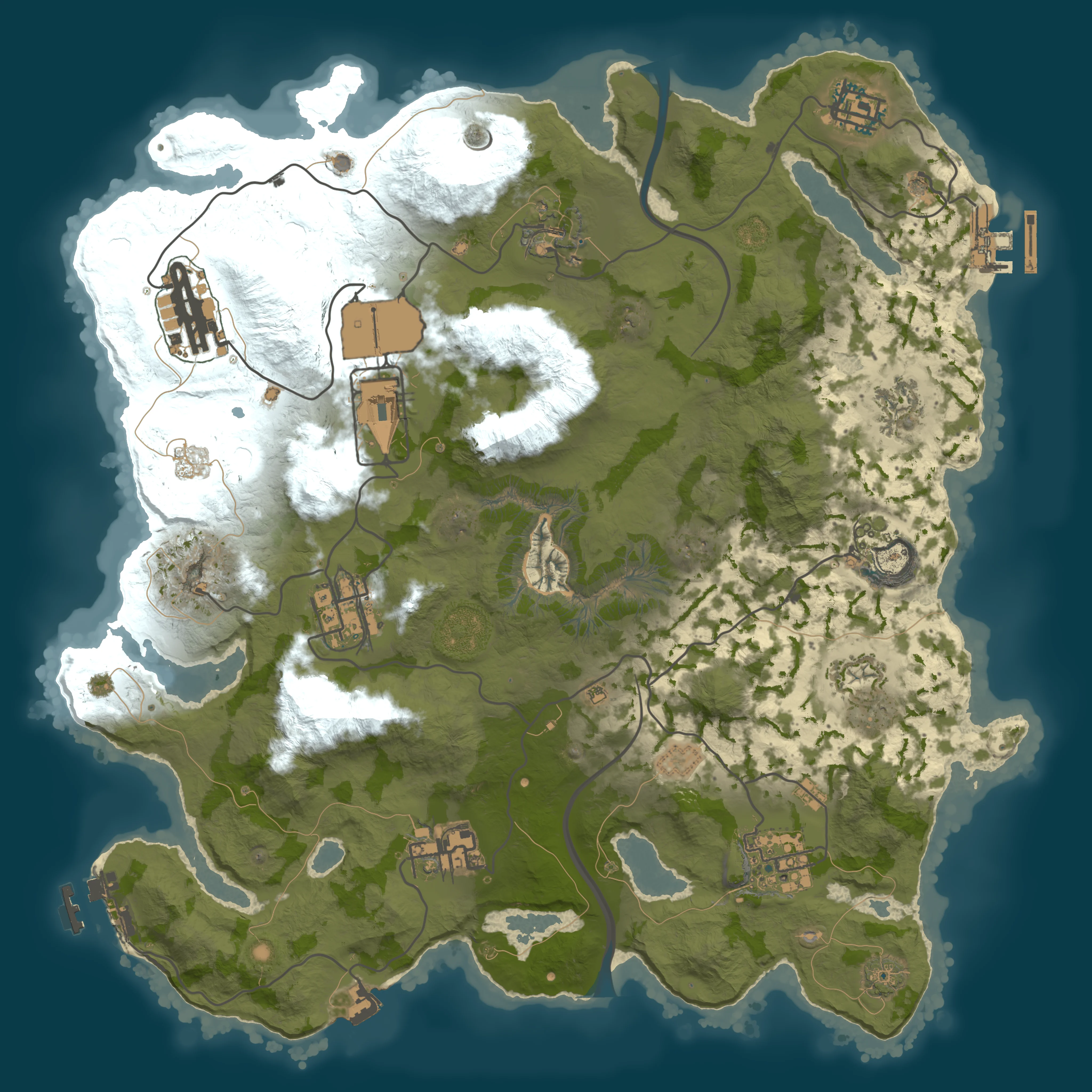 Rendered map for seed 1337