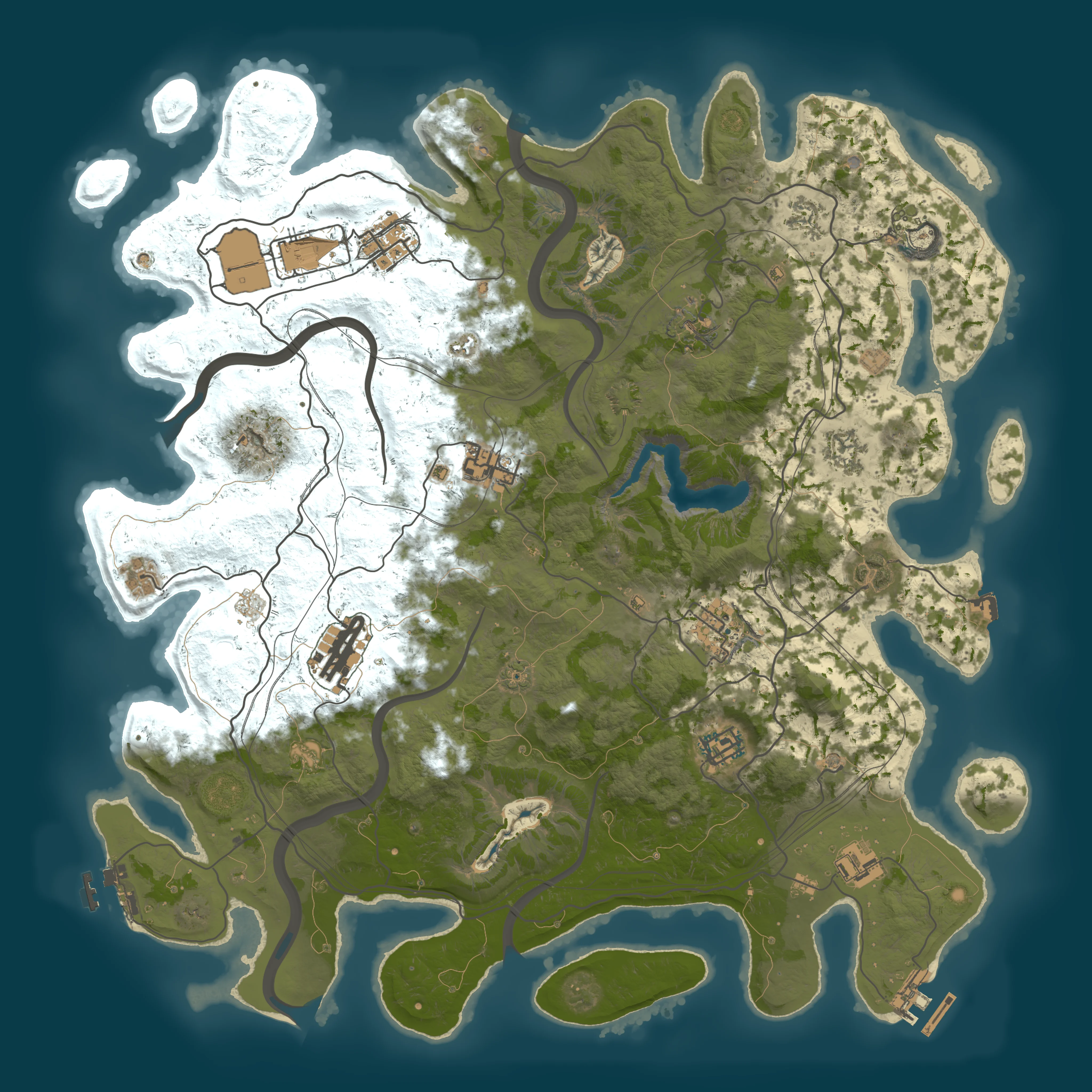 Rendered map for seed 10922785