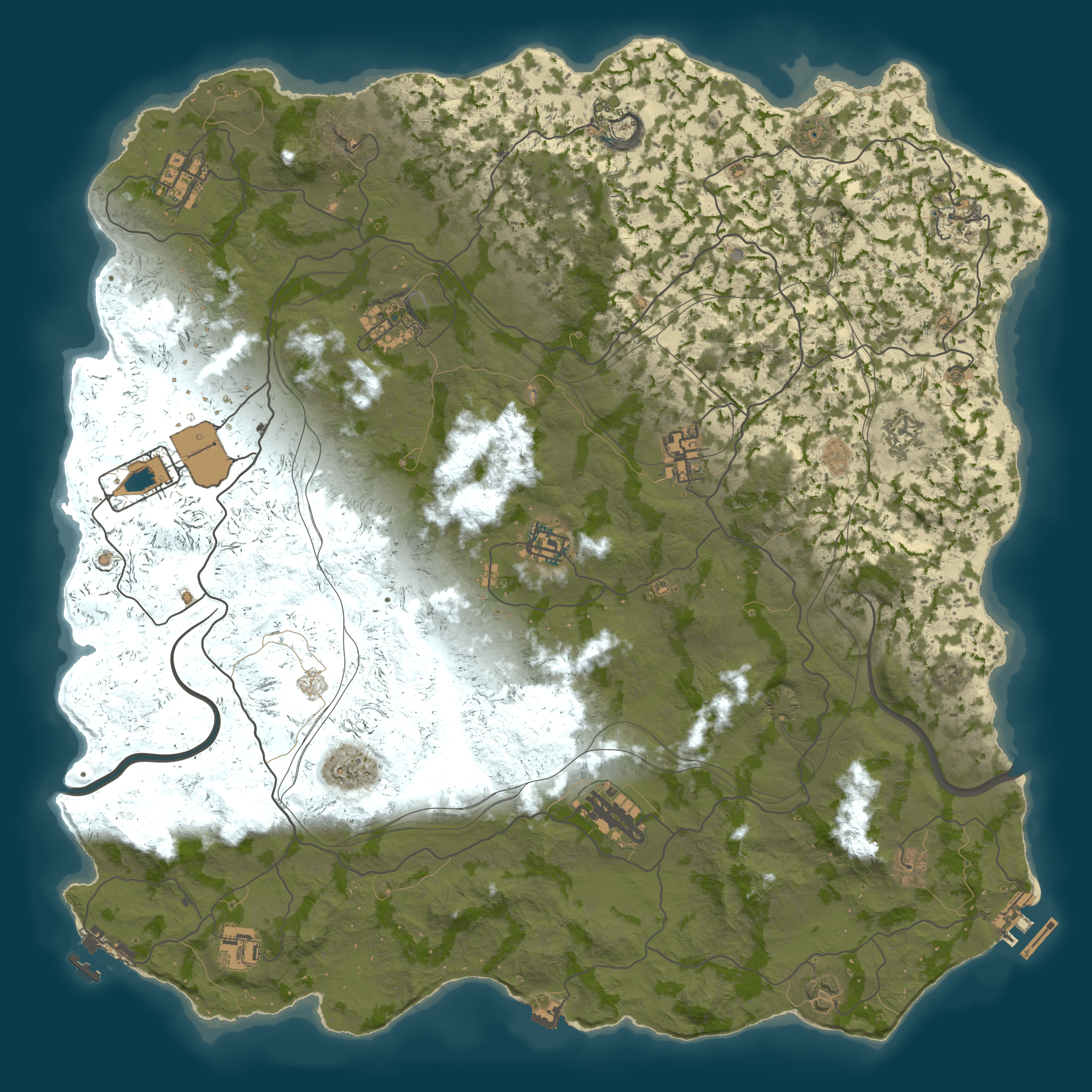 Rendered map for seed 1337