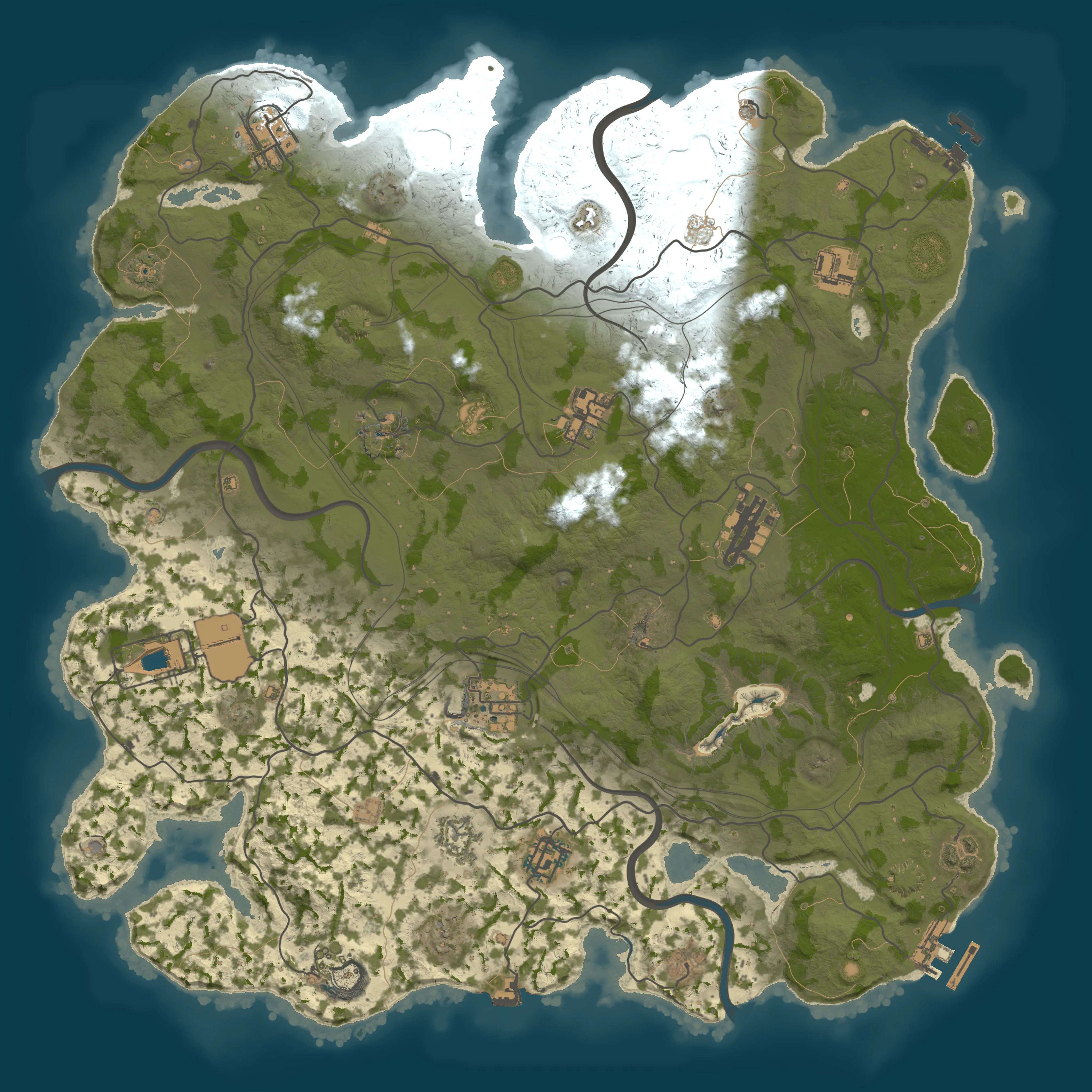 Rendered map for seed 1337