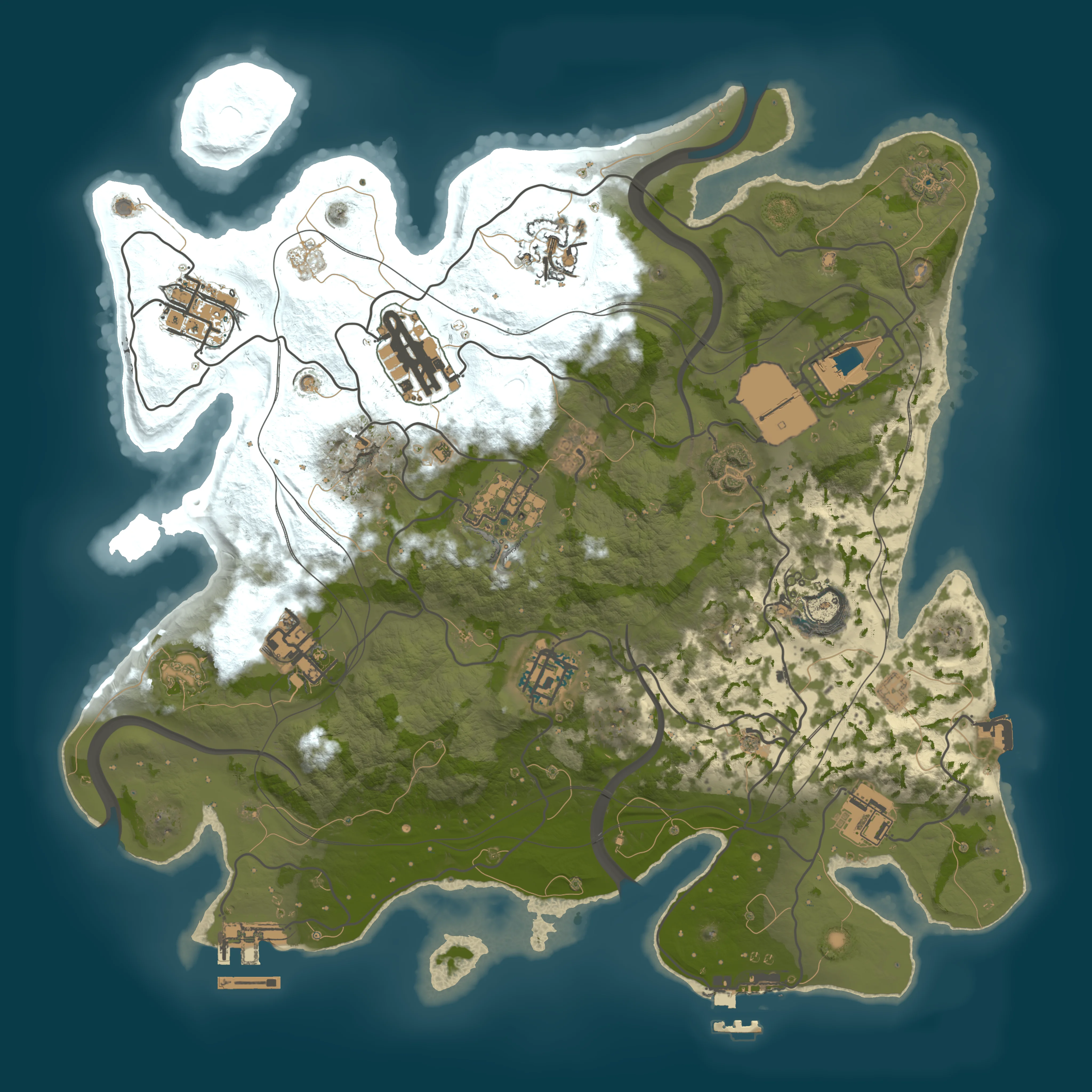 Rendered map for seed 1337