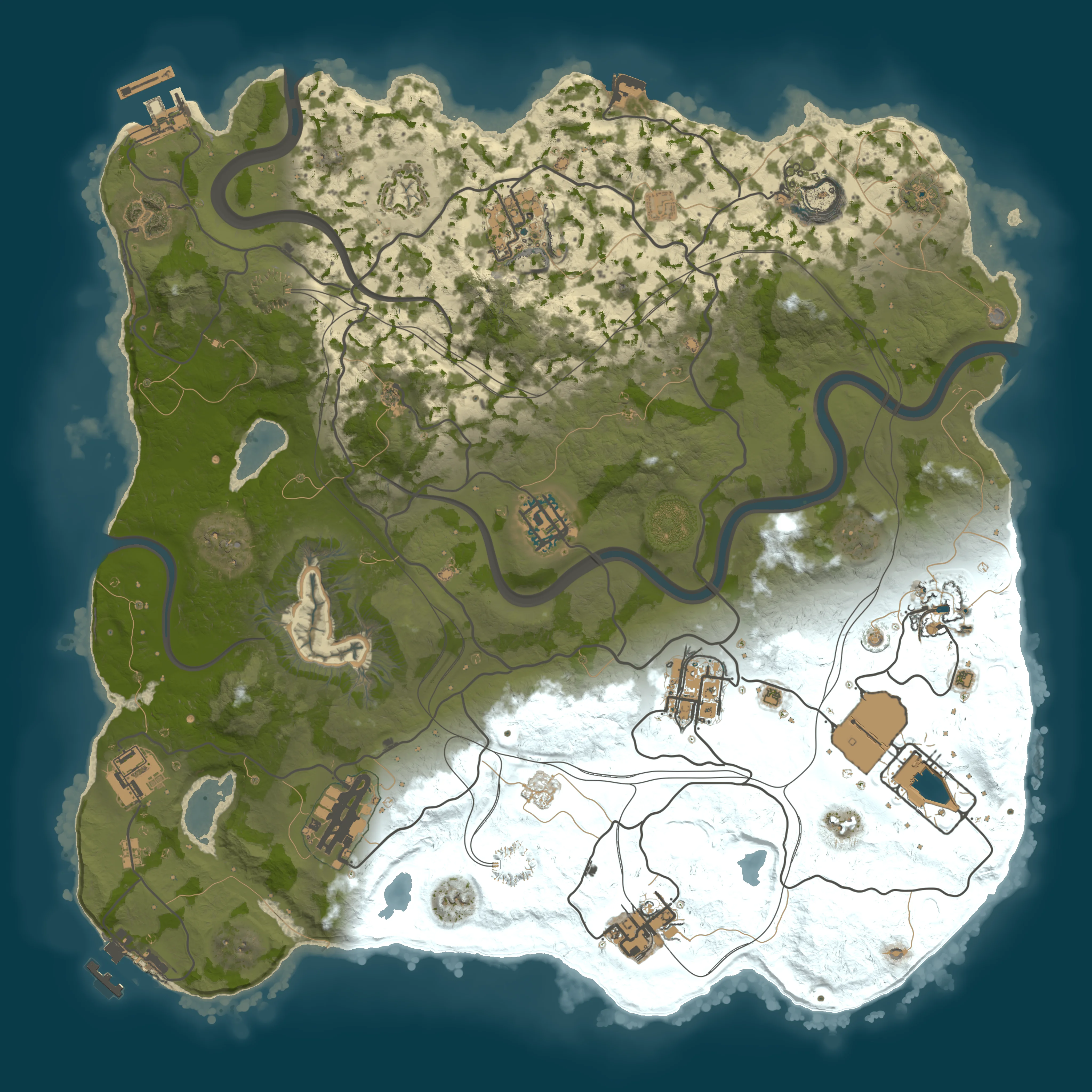 Rendered map for seed 1337