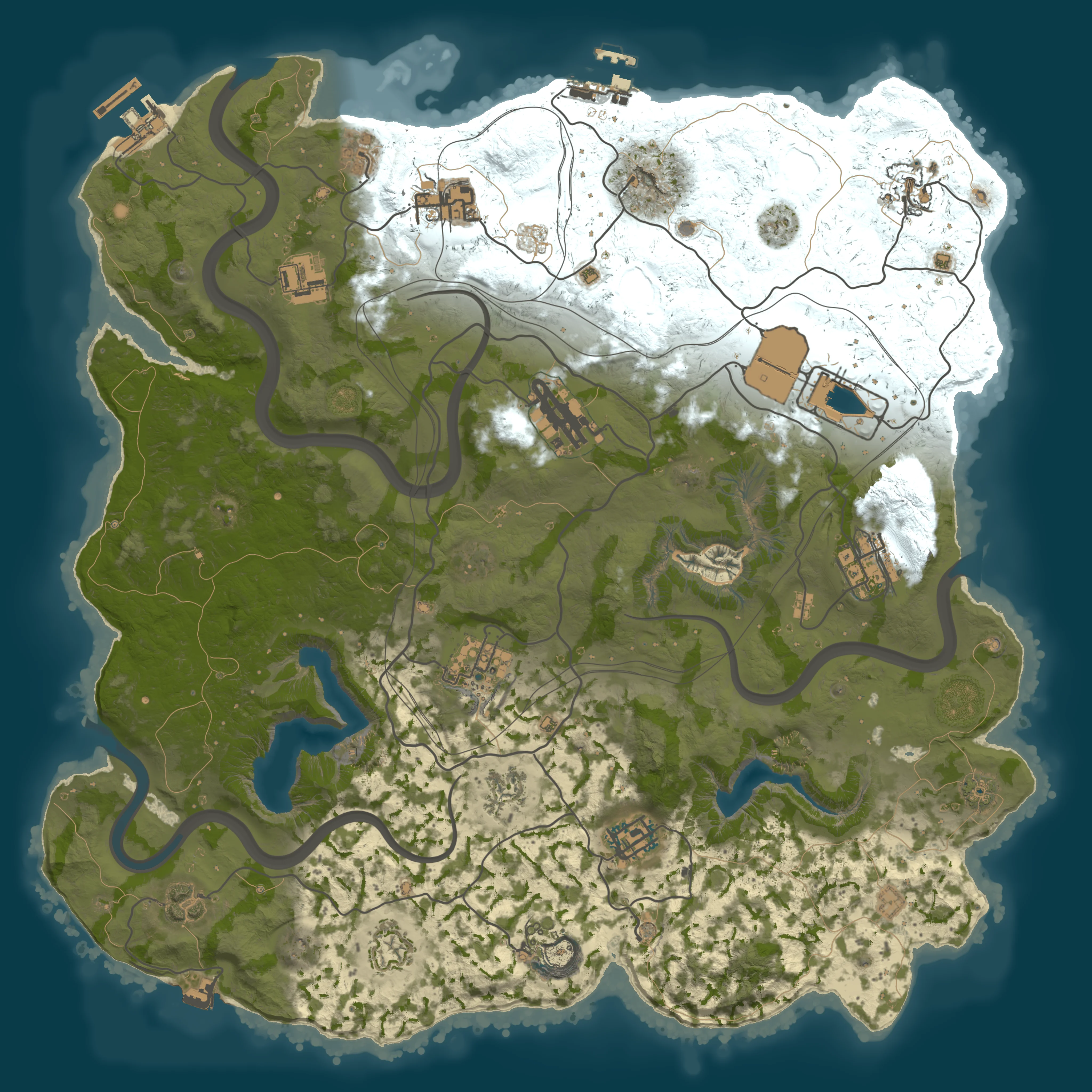 Rendered map for seed 2110205706