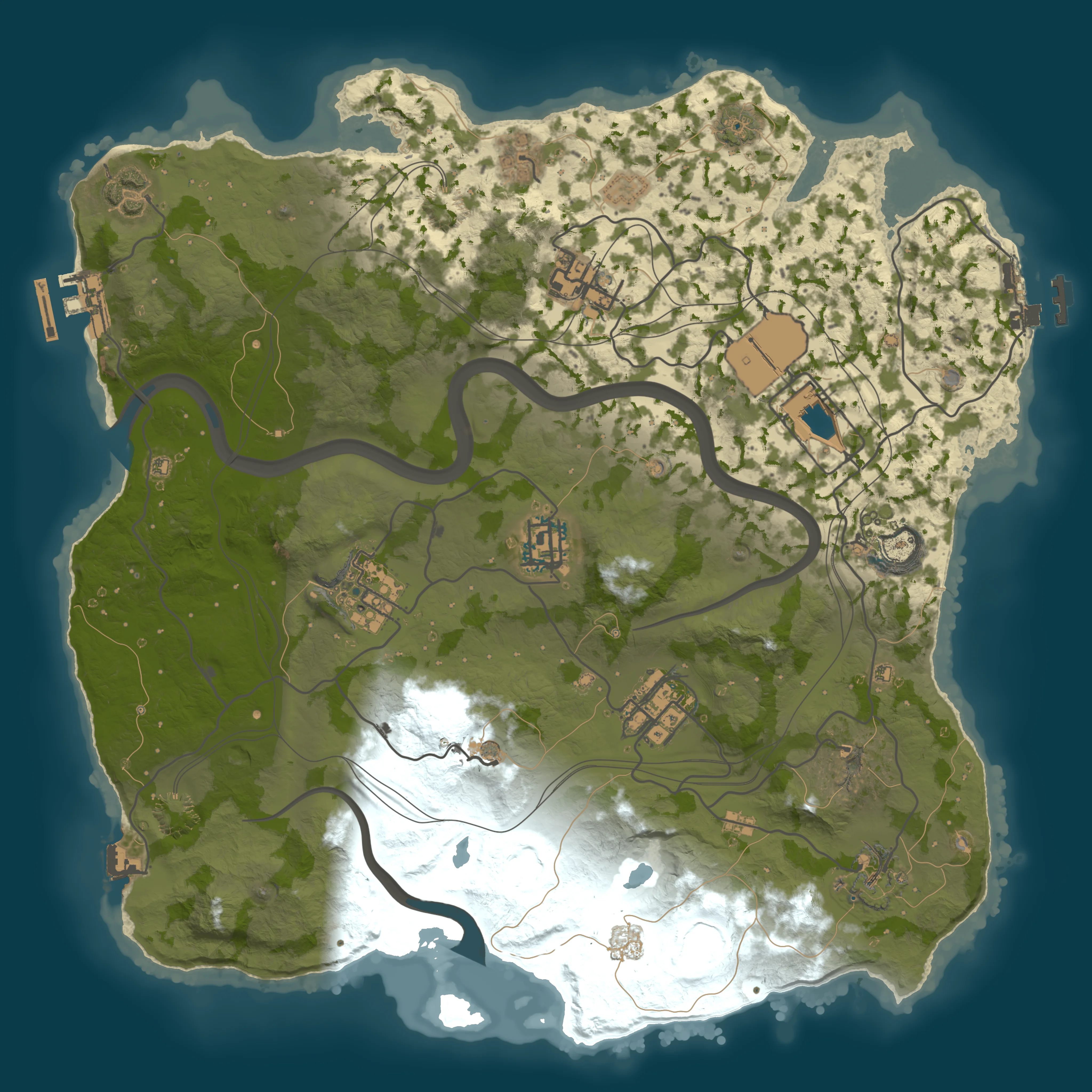 Rendered map for seed 1337