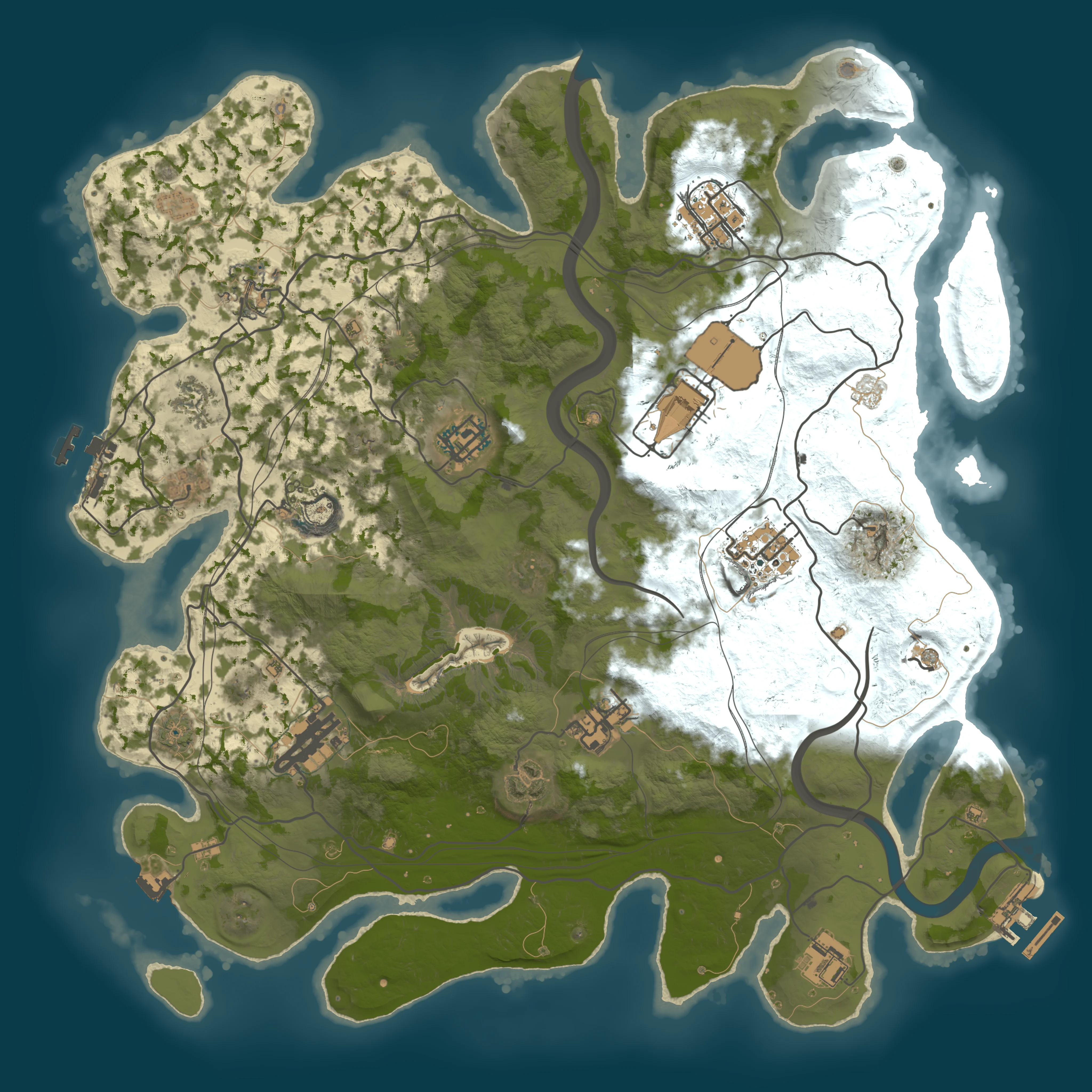Rendered map for seed 1337