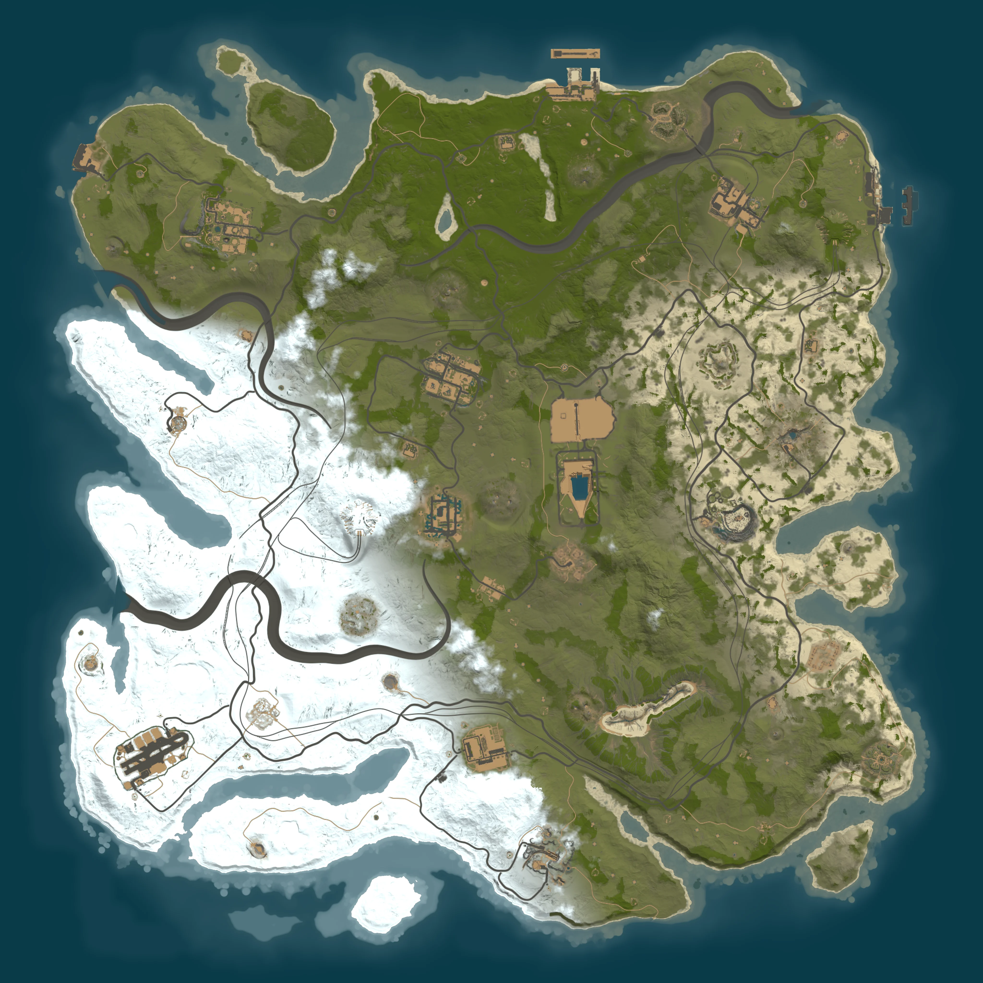Rendered map for seed 1337