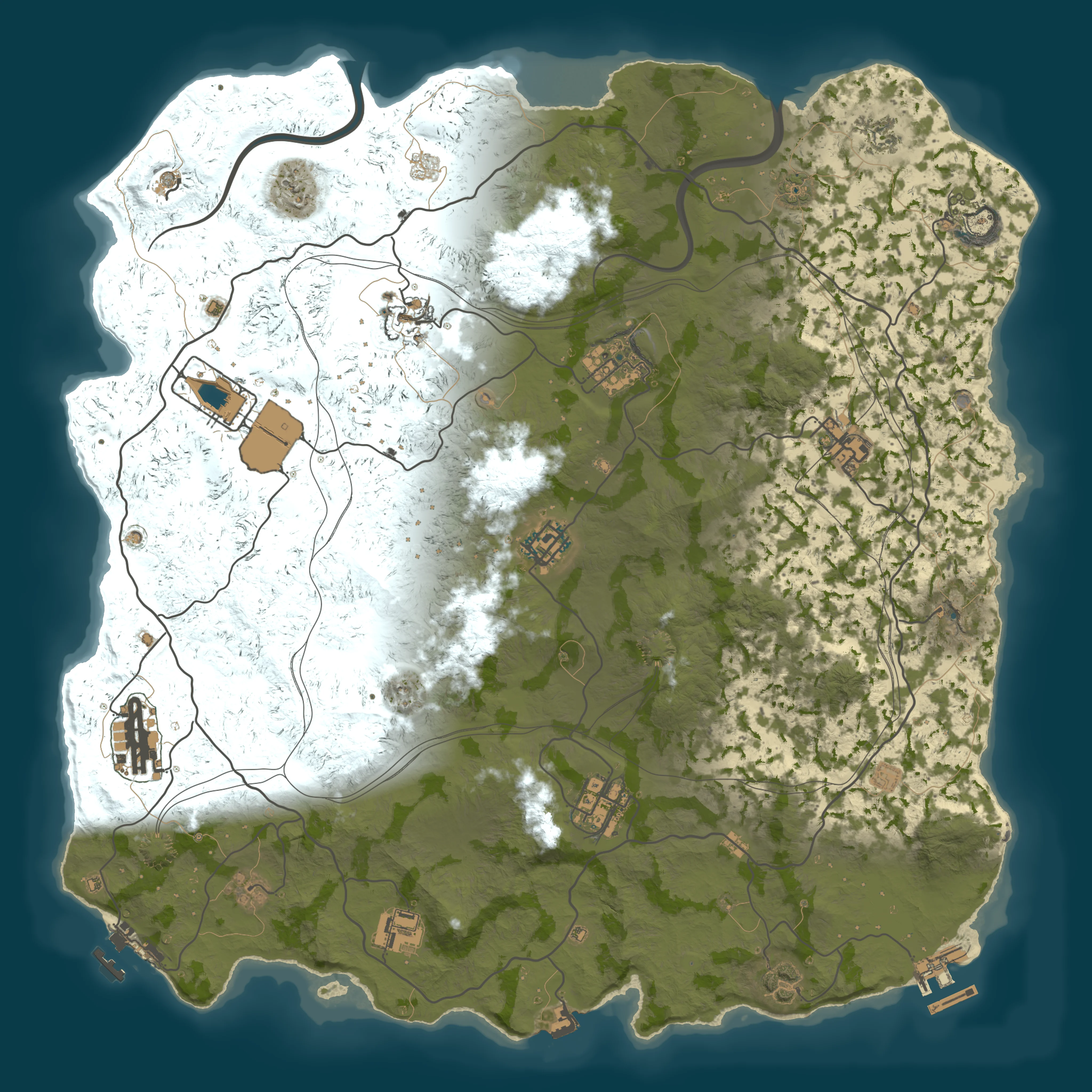 Rendered map for seed 1337