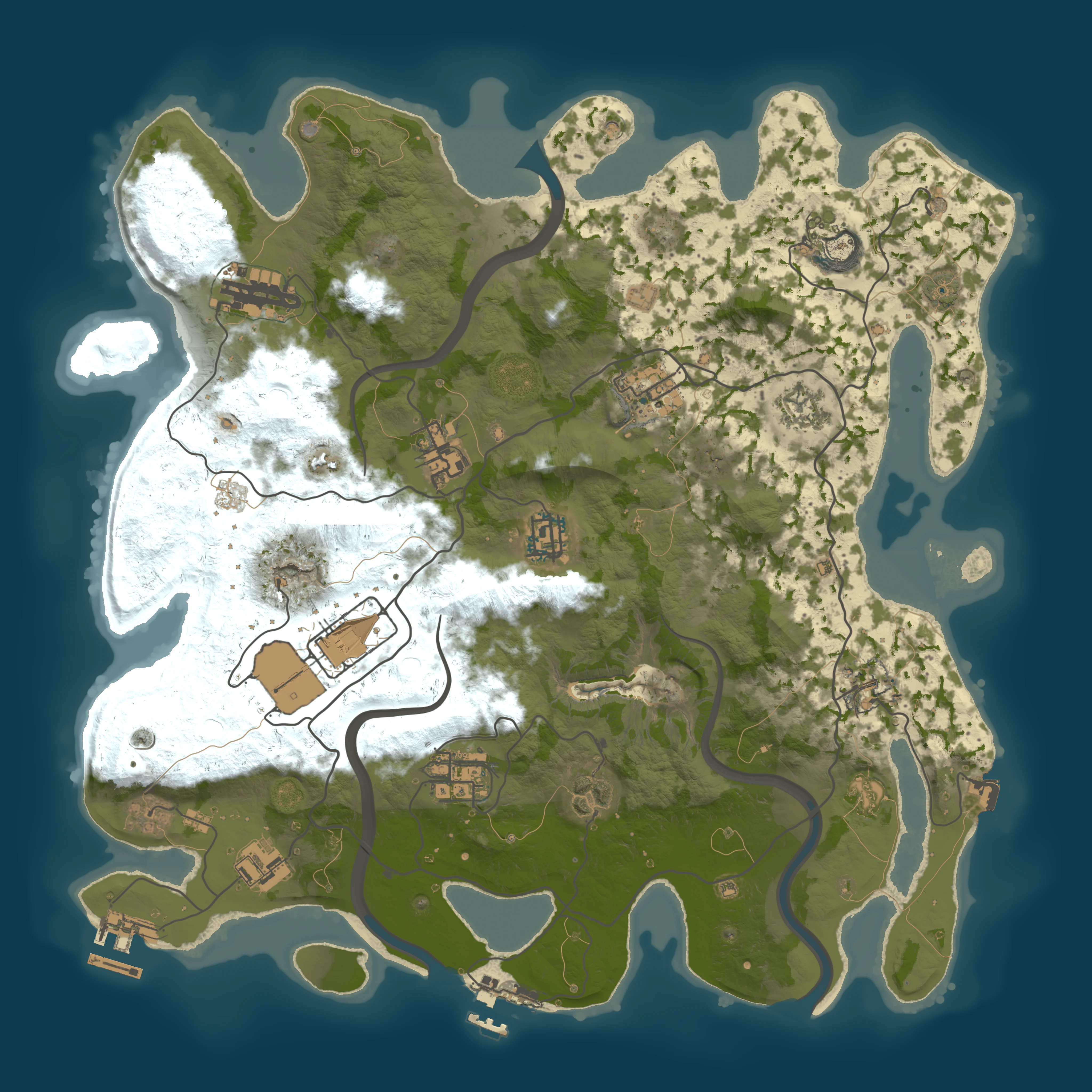 Rendered map for seed 1337