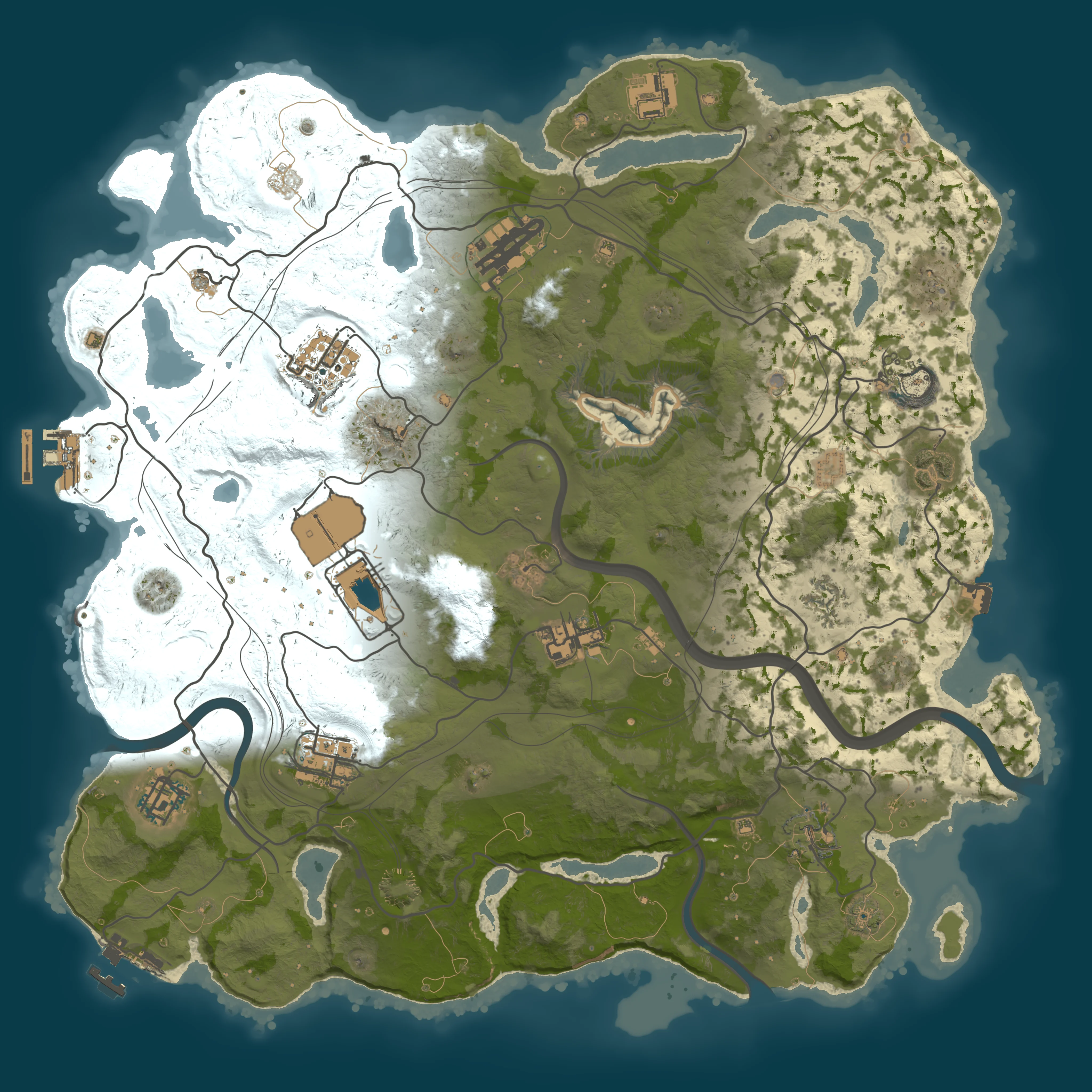 Rendered map for seed 1337