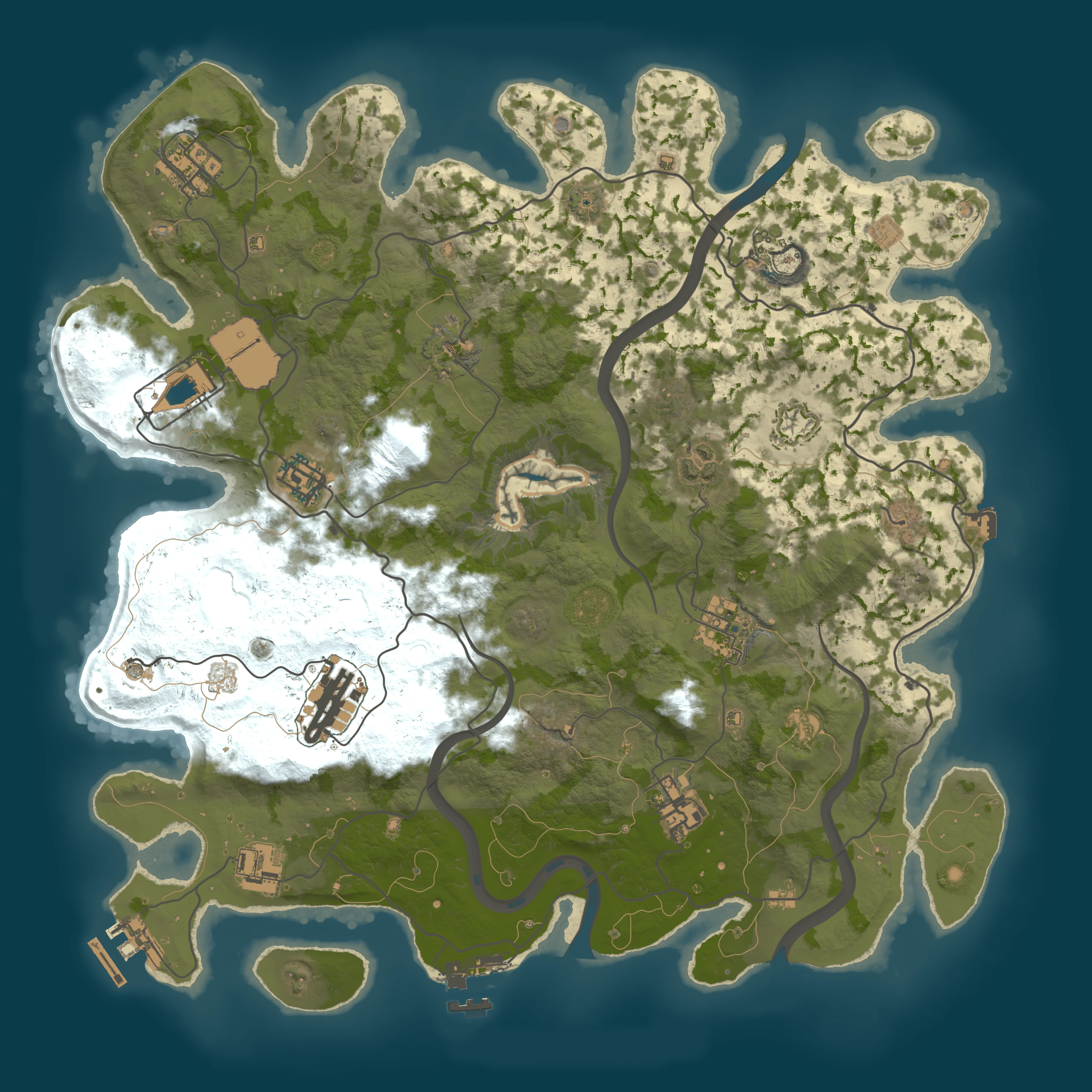Rendered map for seed 49855