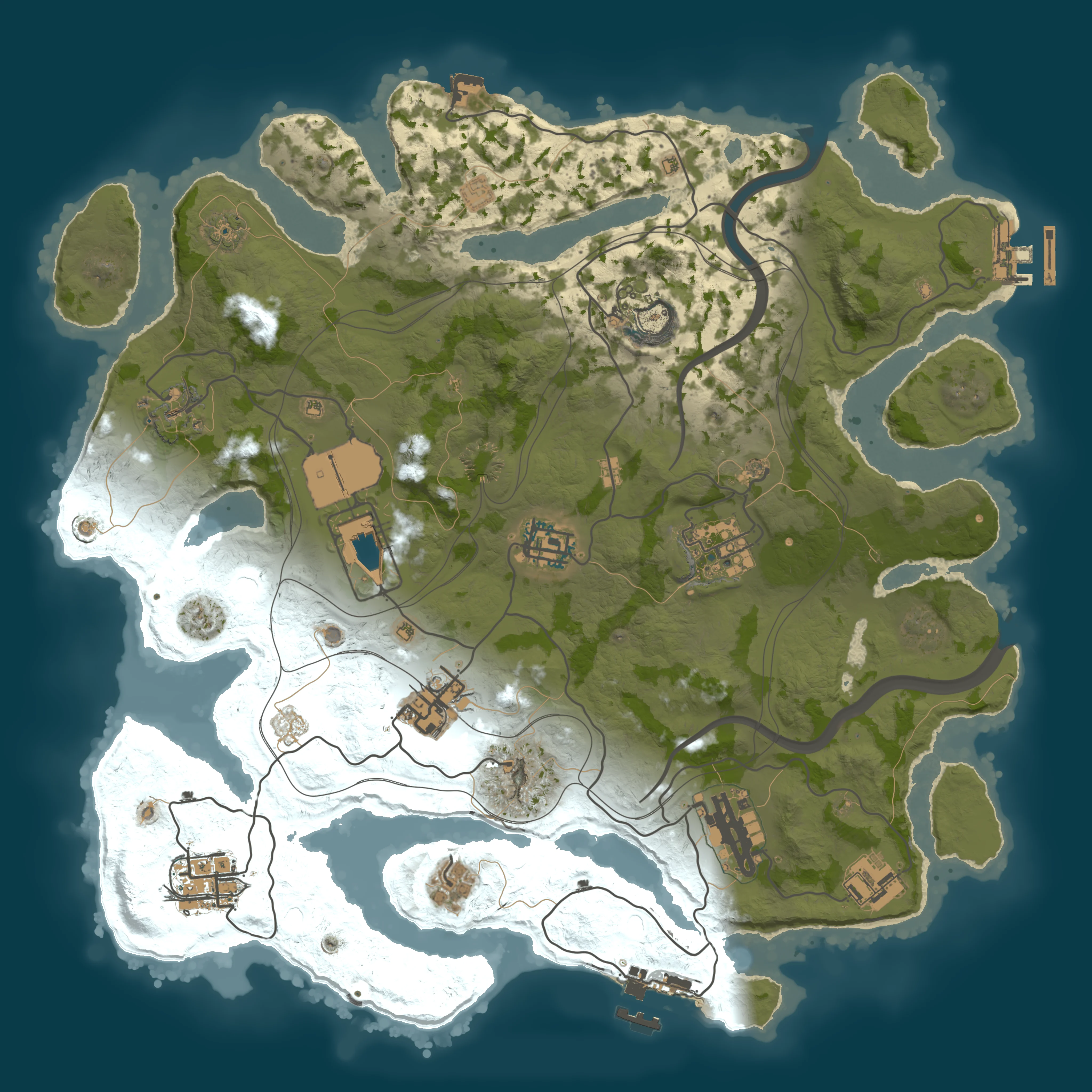 Rendered map for seed 1337