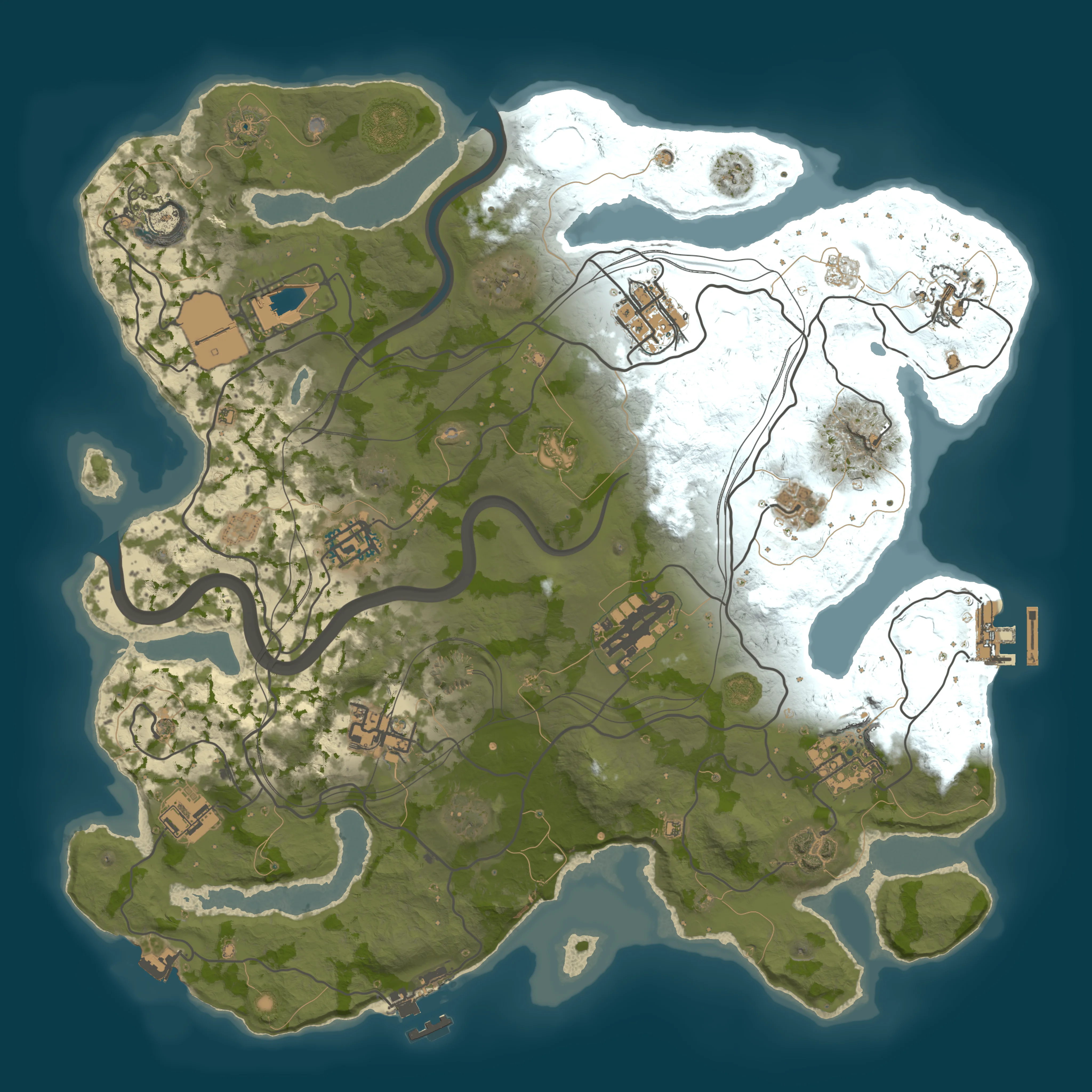 Rendered map for seed 1337