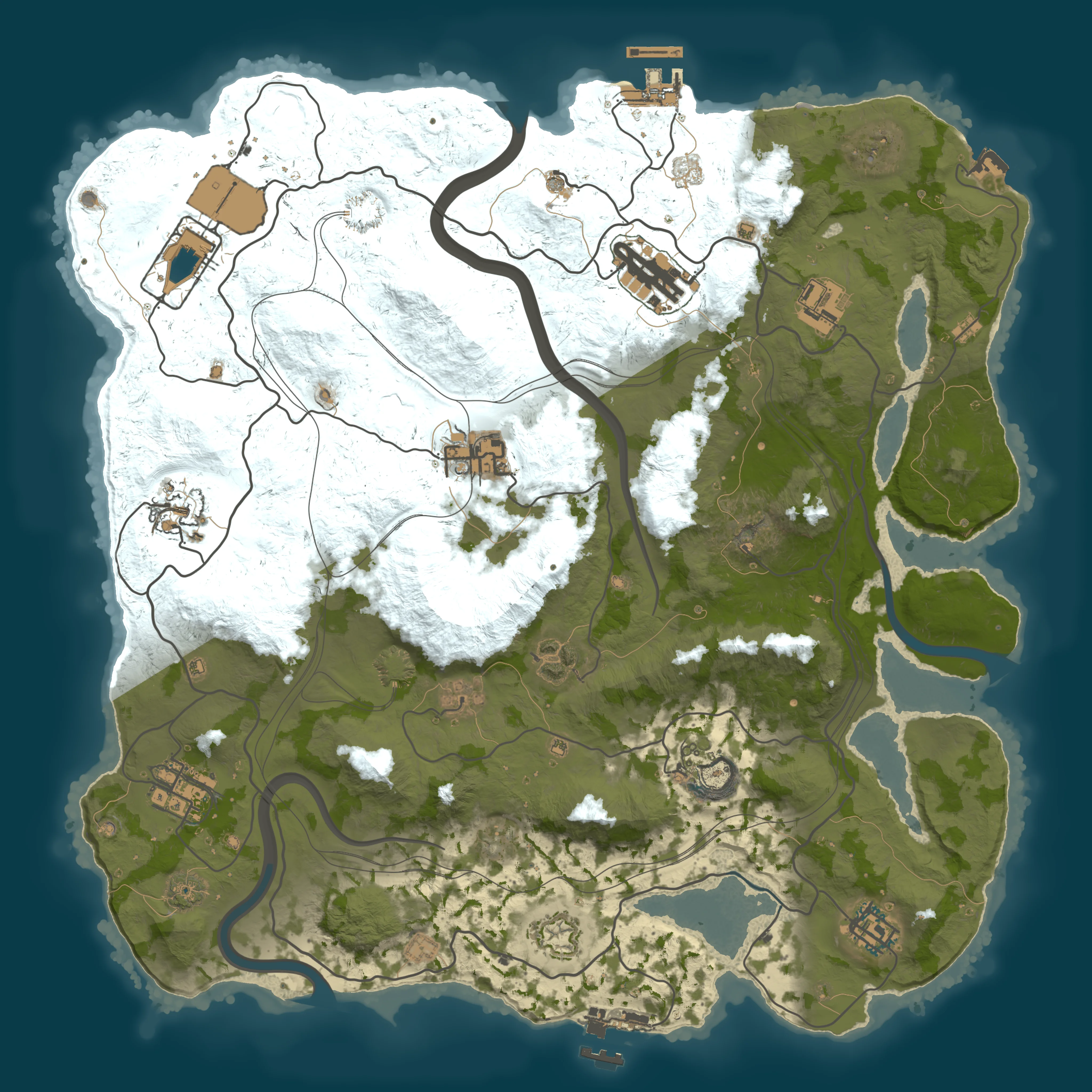 Rendered map for seed 22983