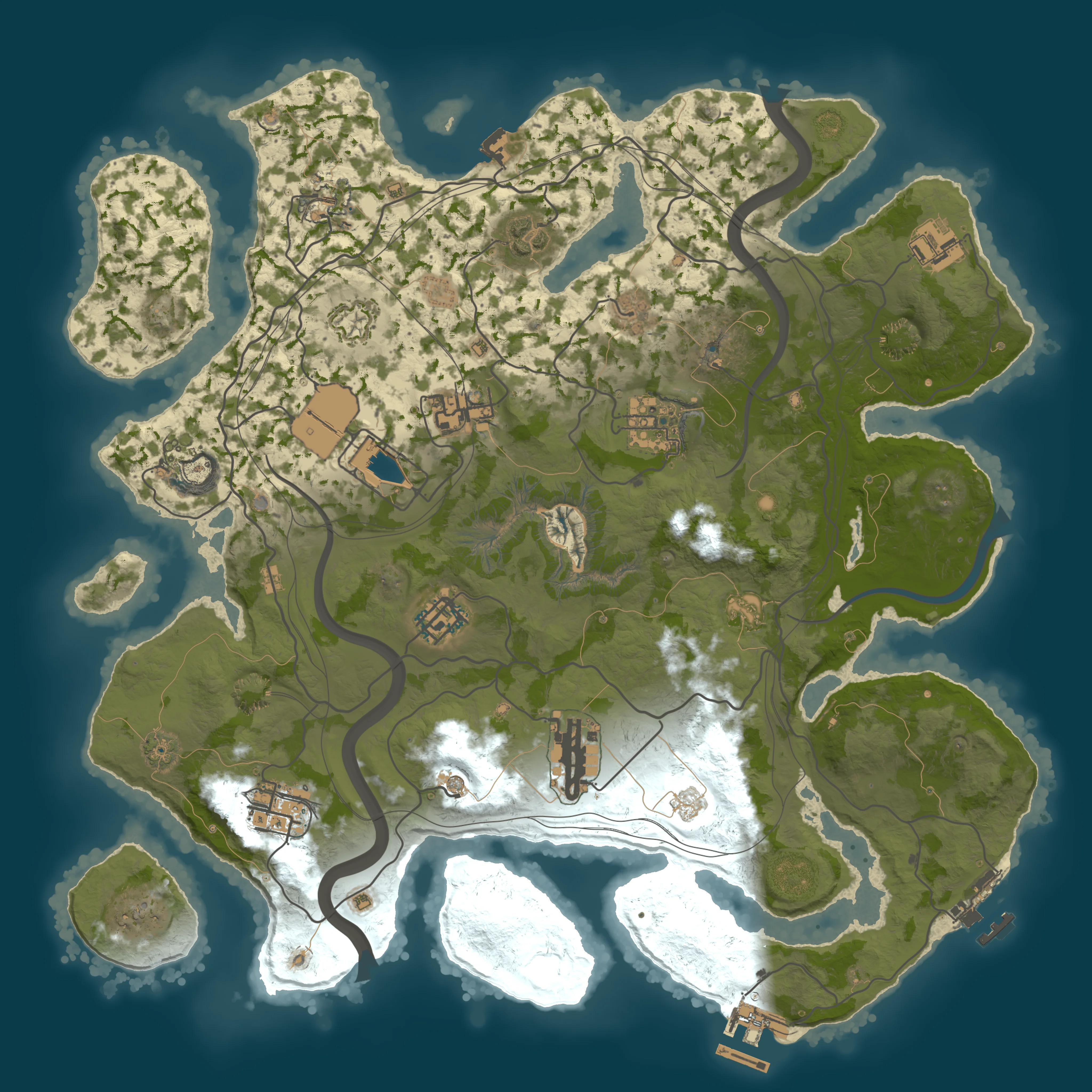Rendered map for seed 1337