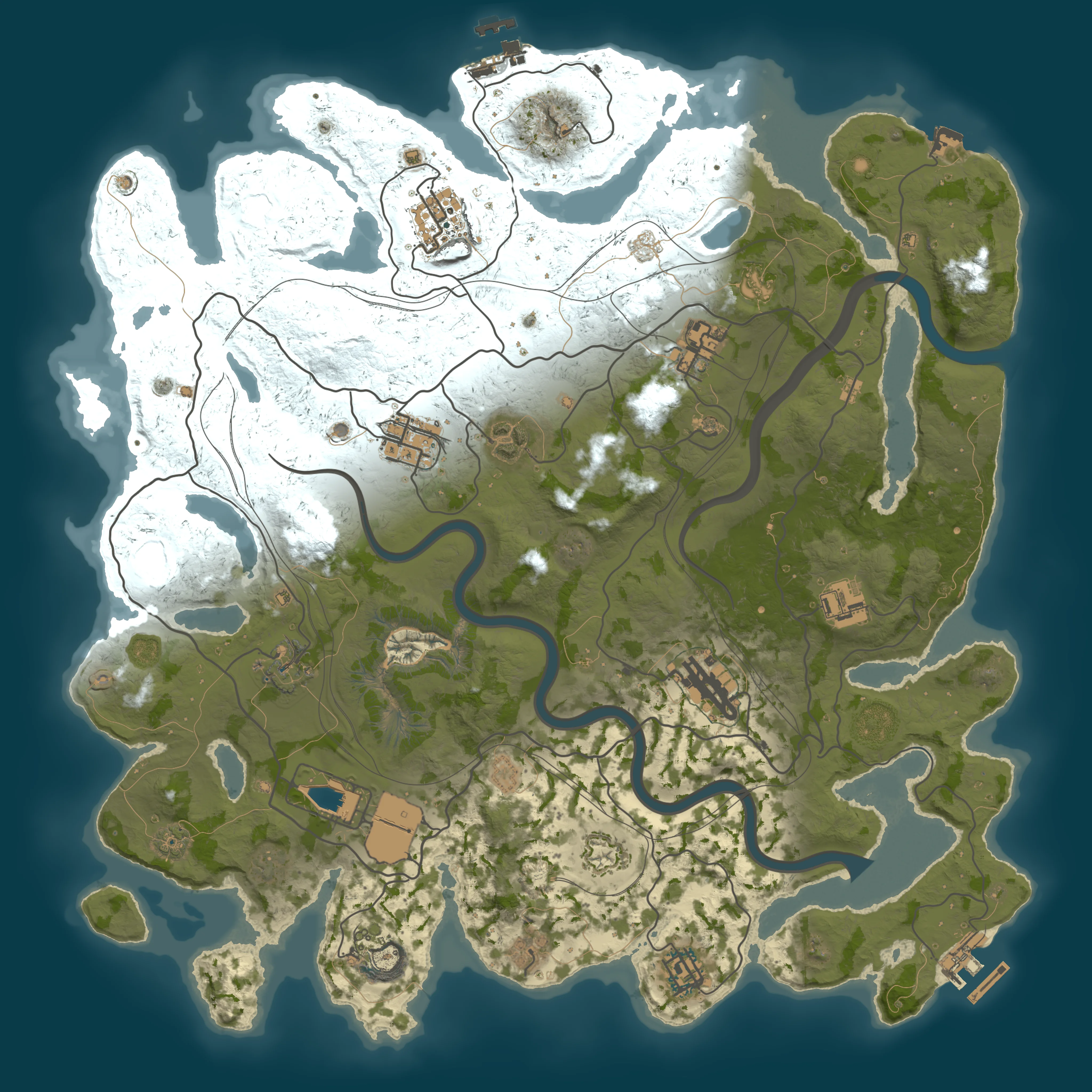 Rendered map for seed 1337