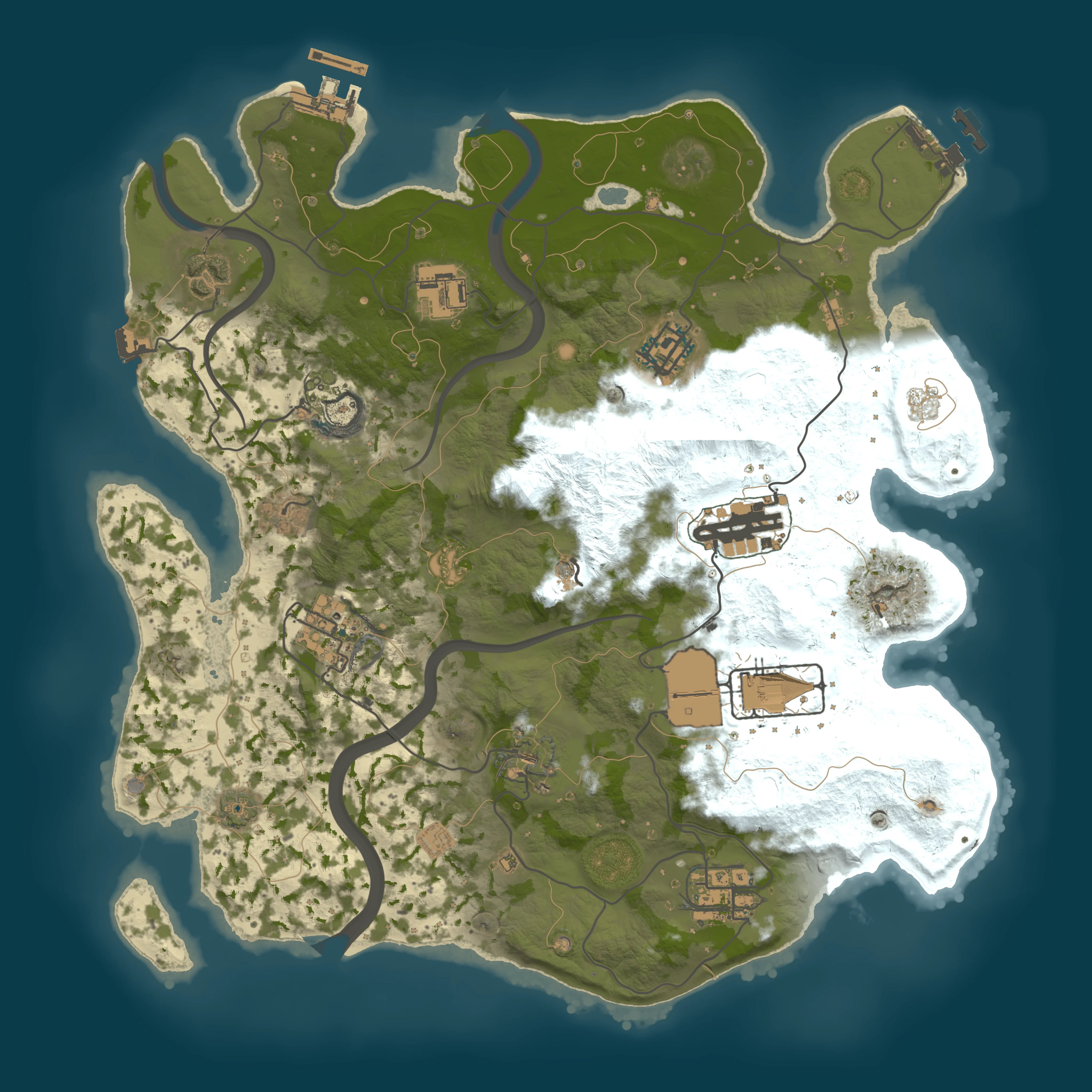 Rendered map for seed 217110