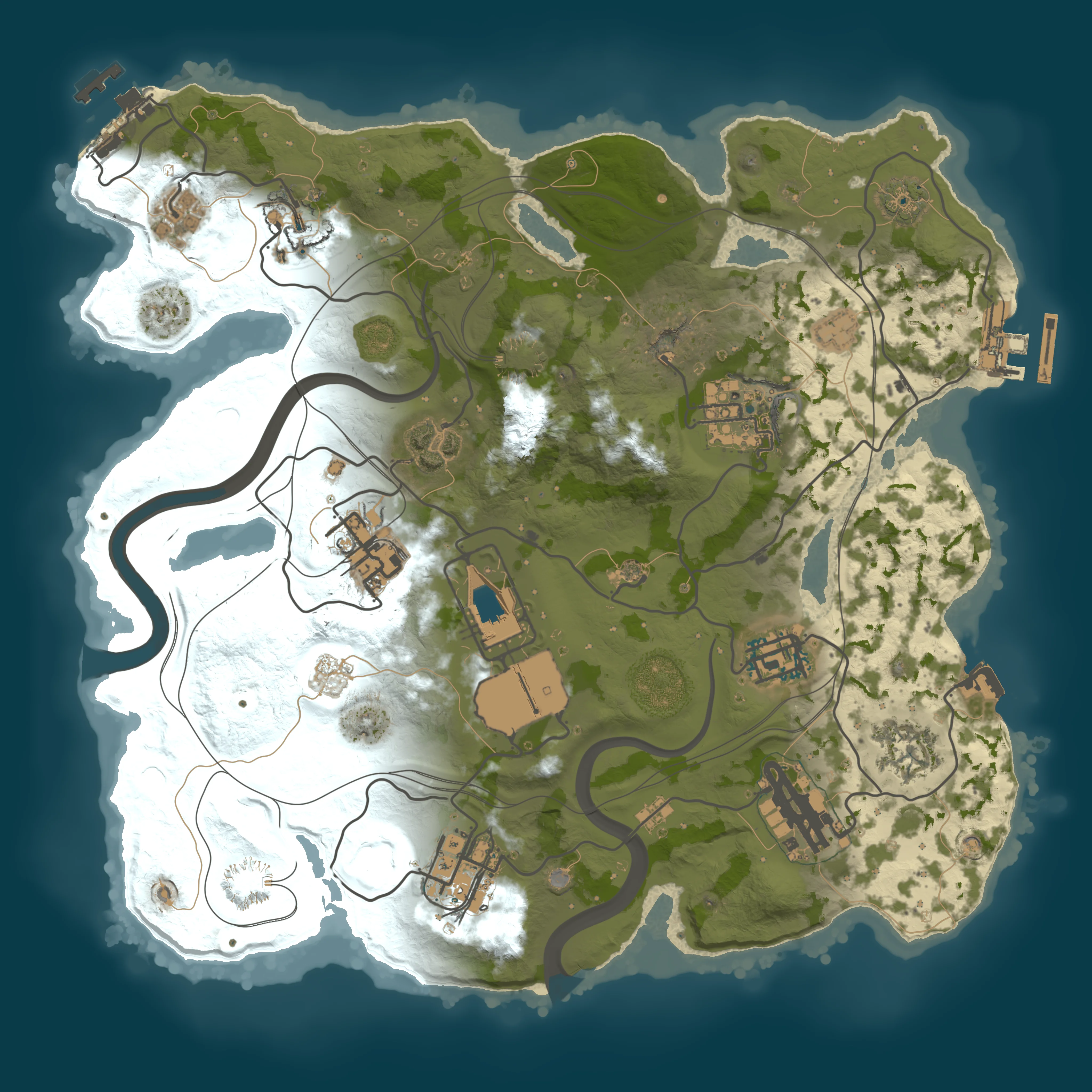 Rendered map for seed 1337