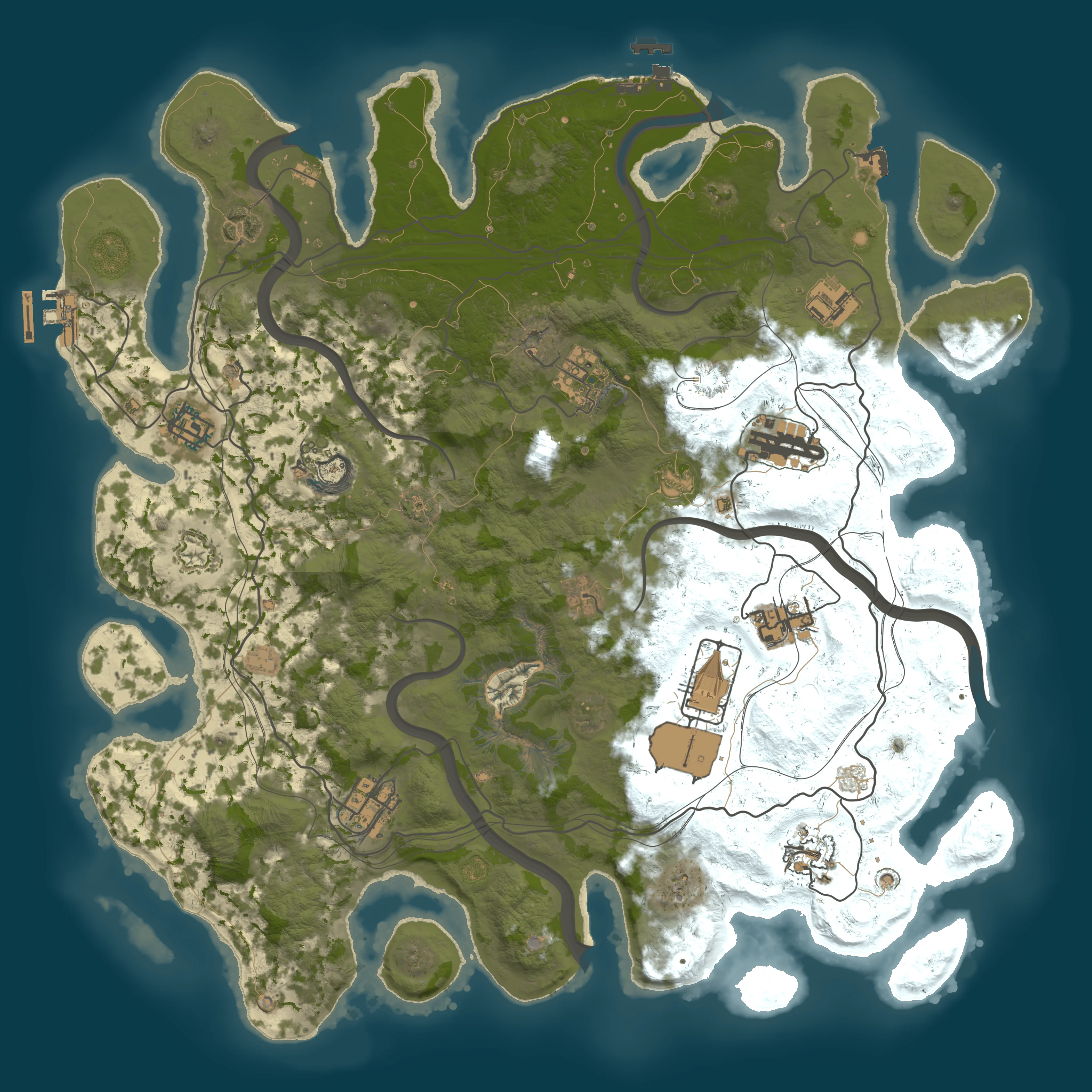 Rendered map for seed 1440274916