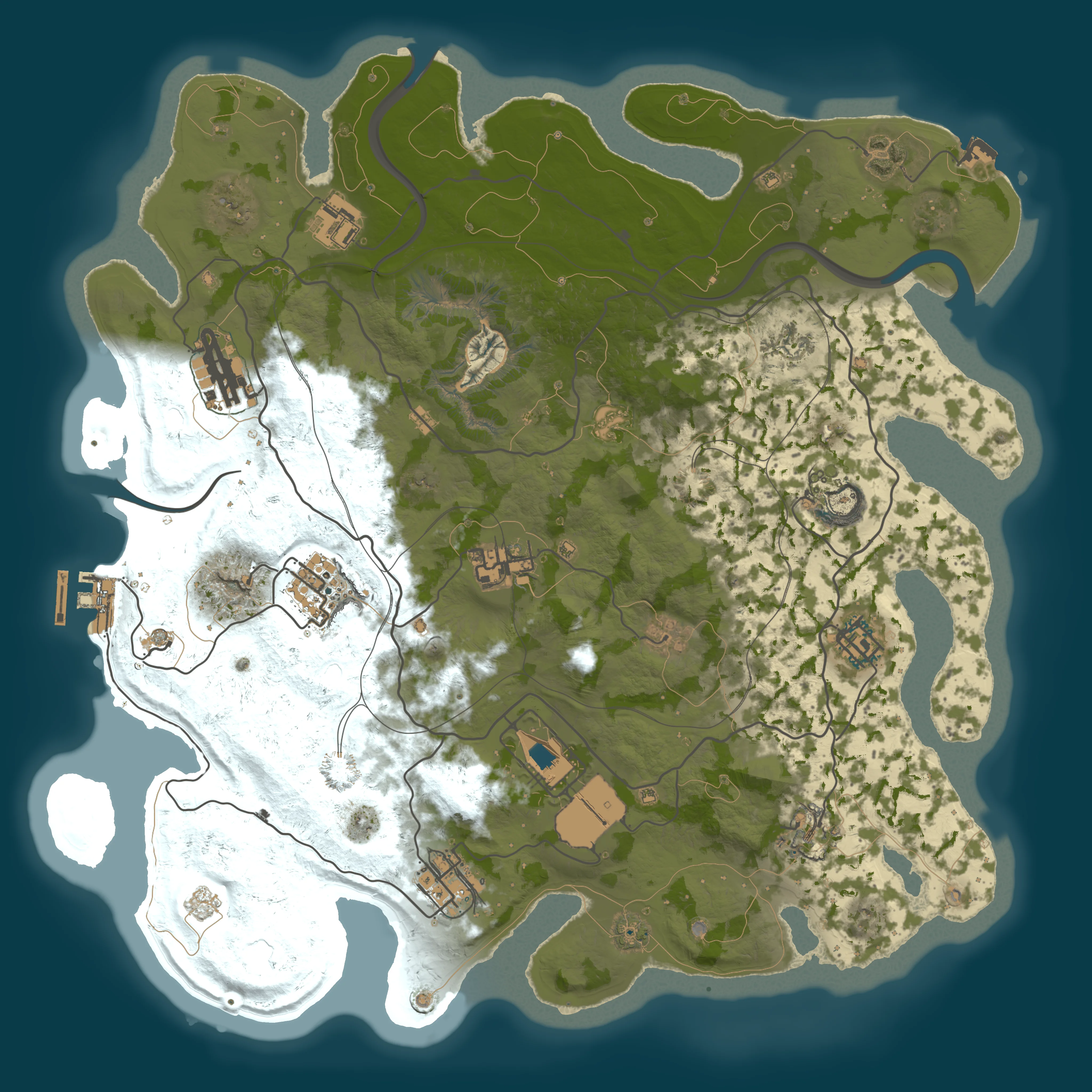 Rendered map for seed 1337