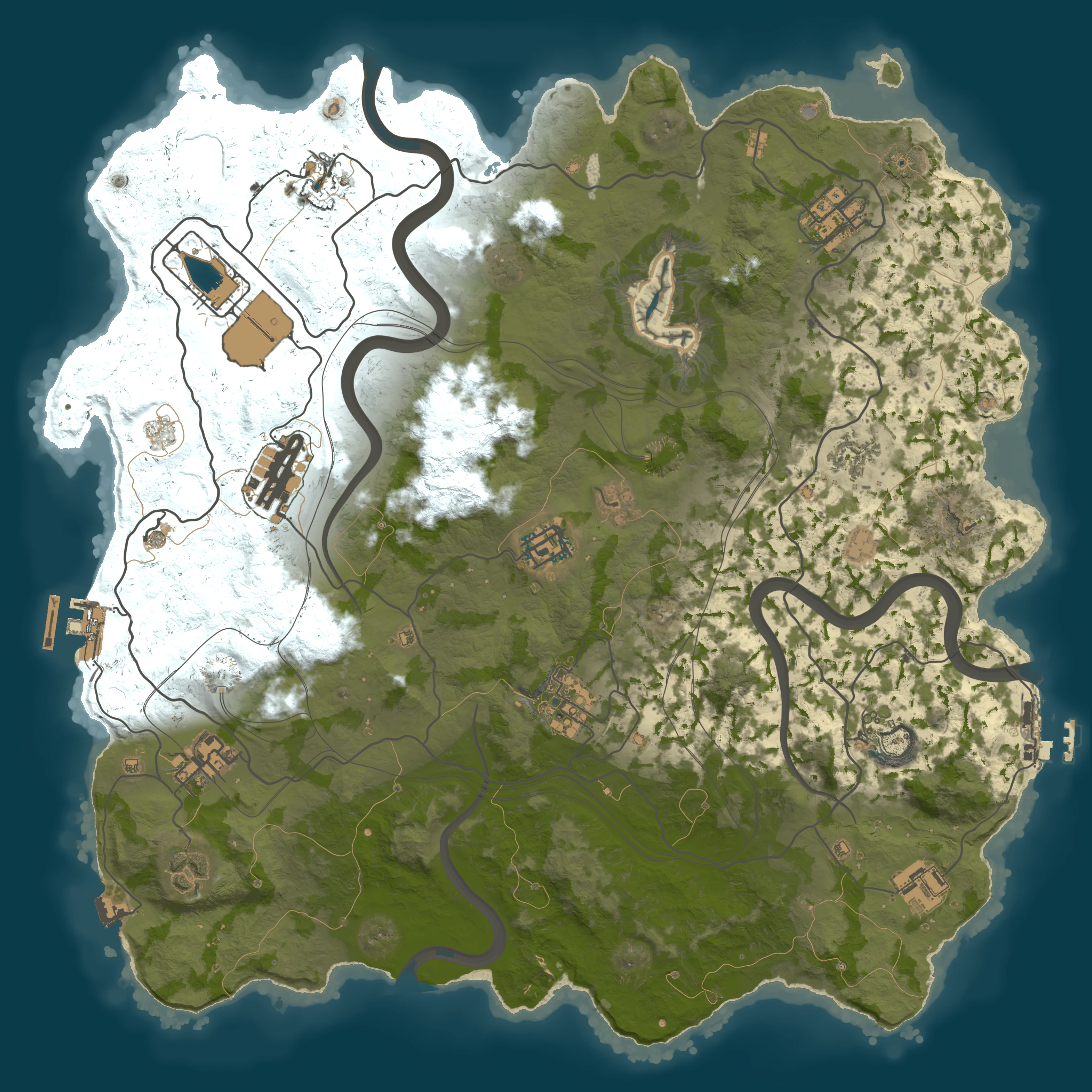 Rendered map for seed 1337
