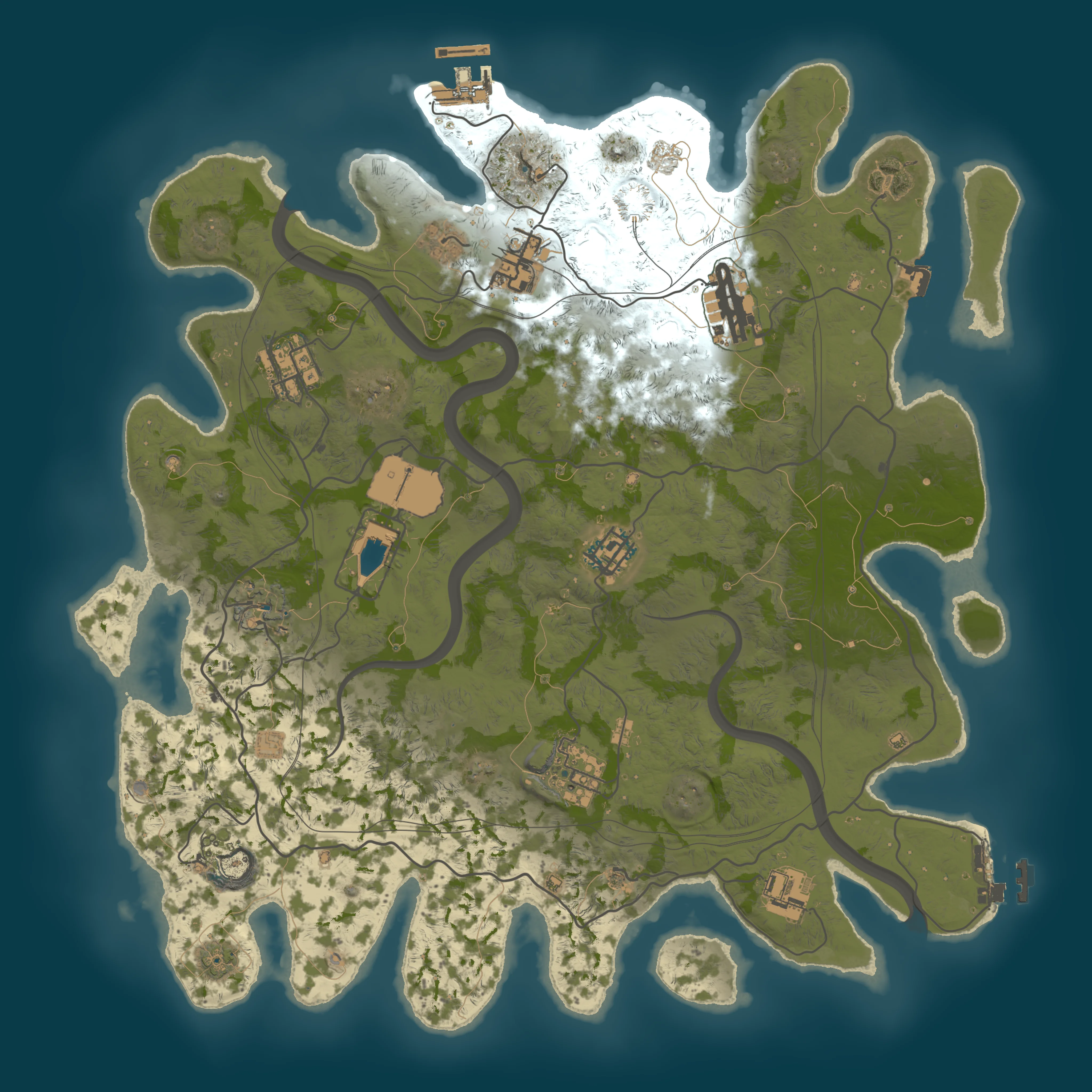 Rendered map for seed 0