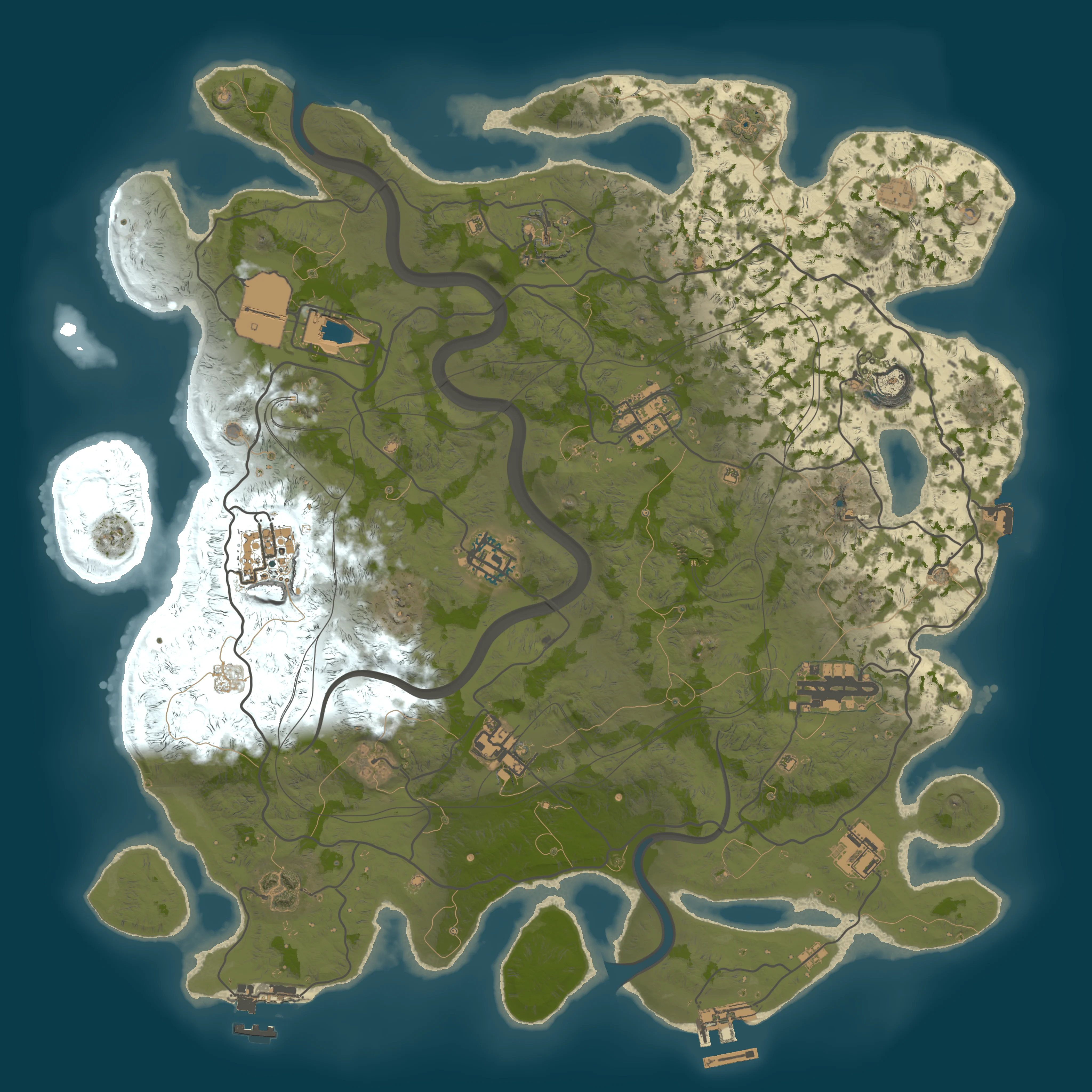 Rendered map for seed 0