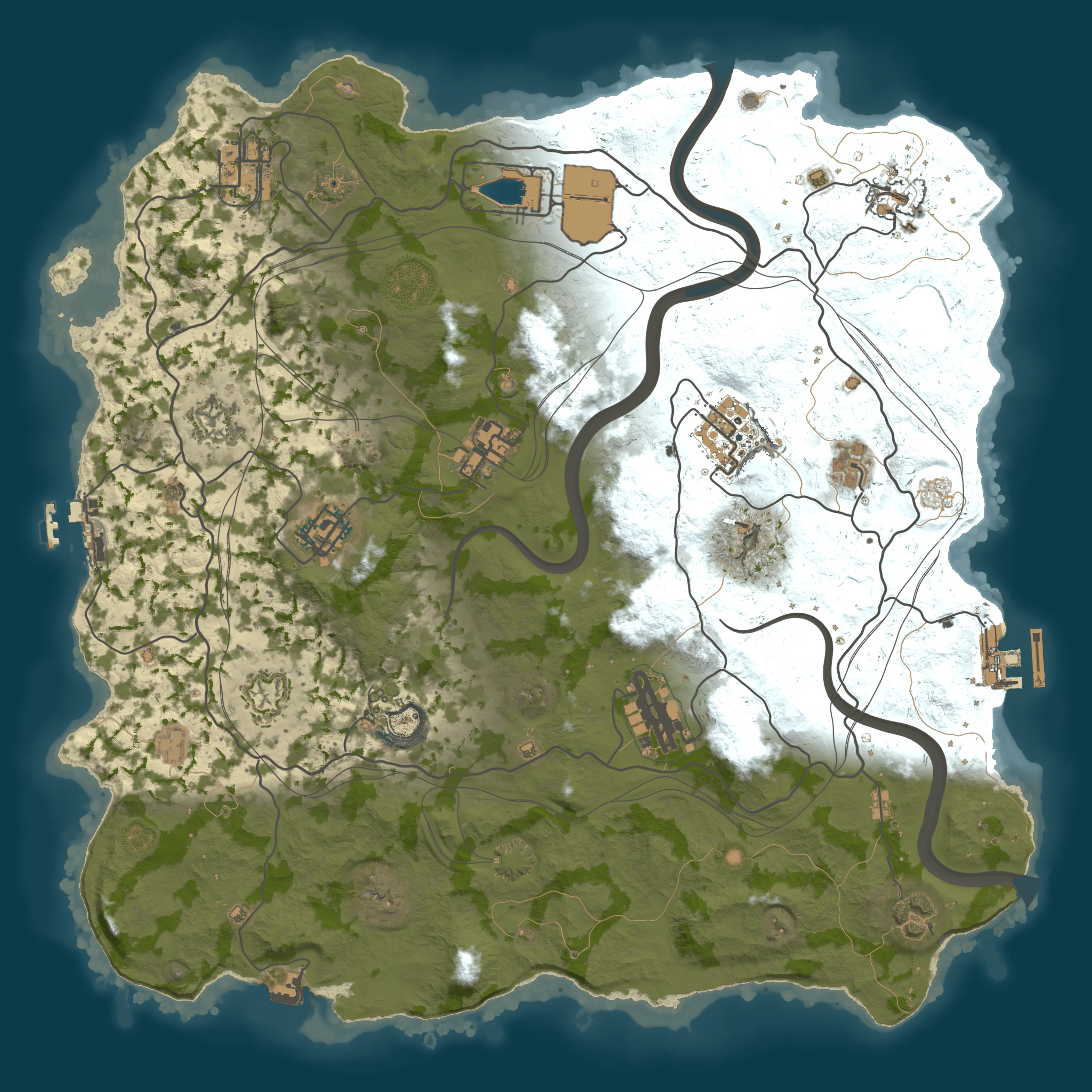 Rendered map for seed 1337