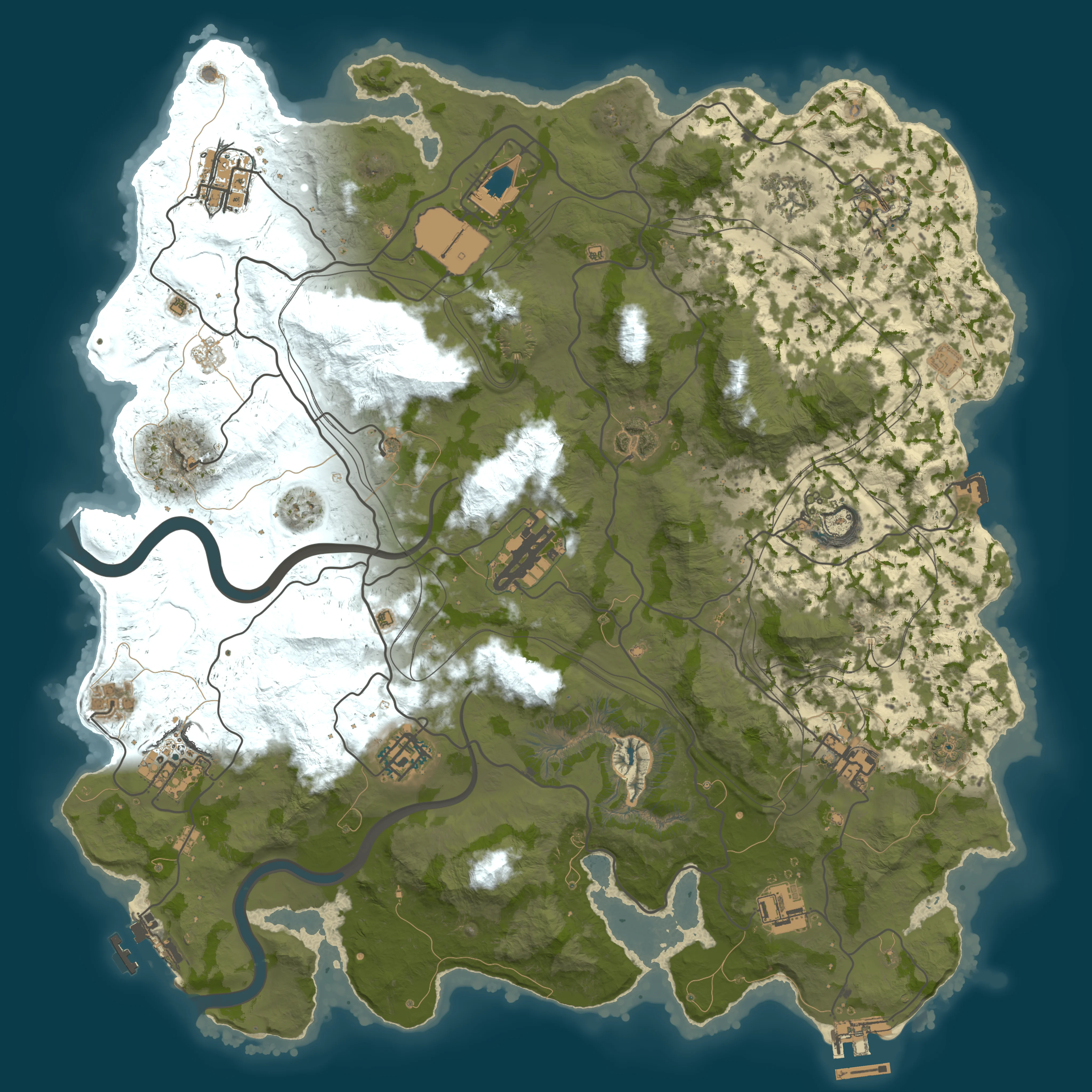 Rendered map for seed 1337
