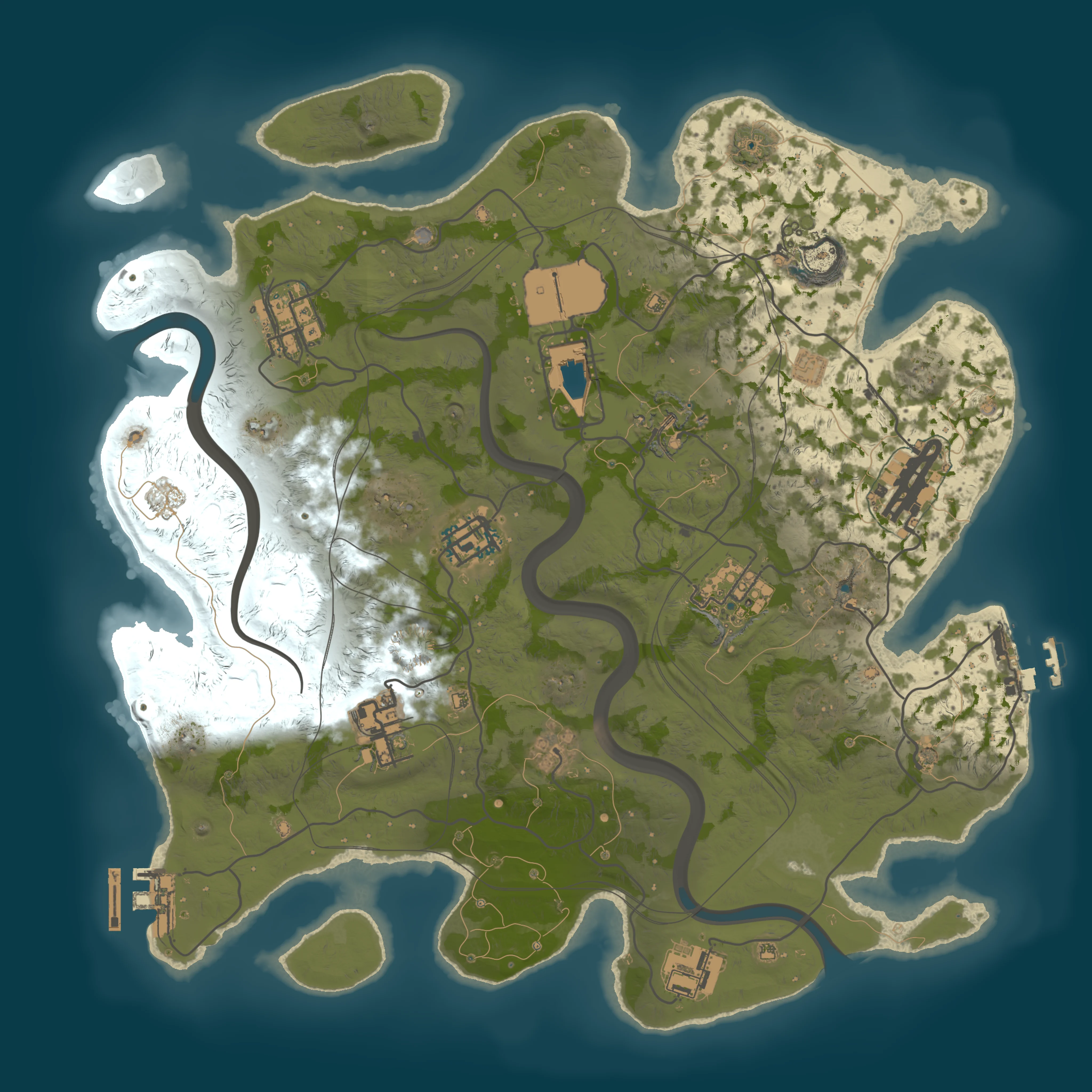 Rendered map for seed 1337