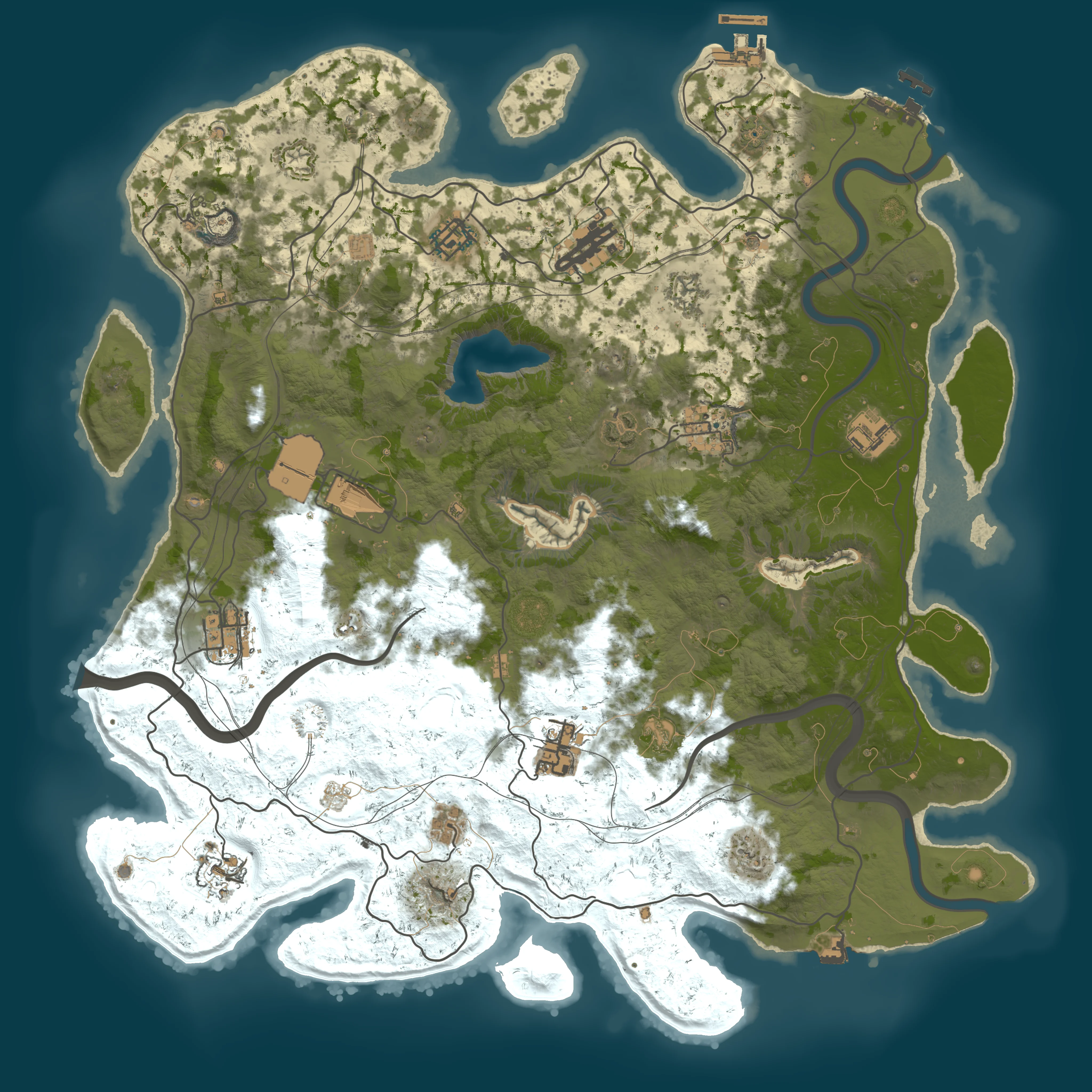 Rendered map for seed 1377699477