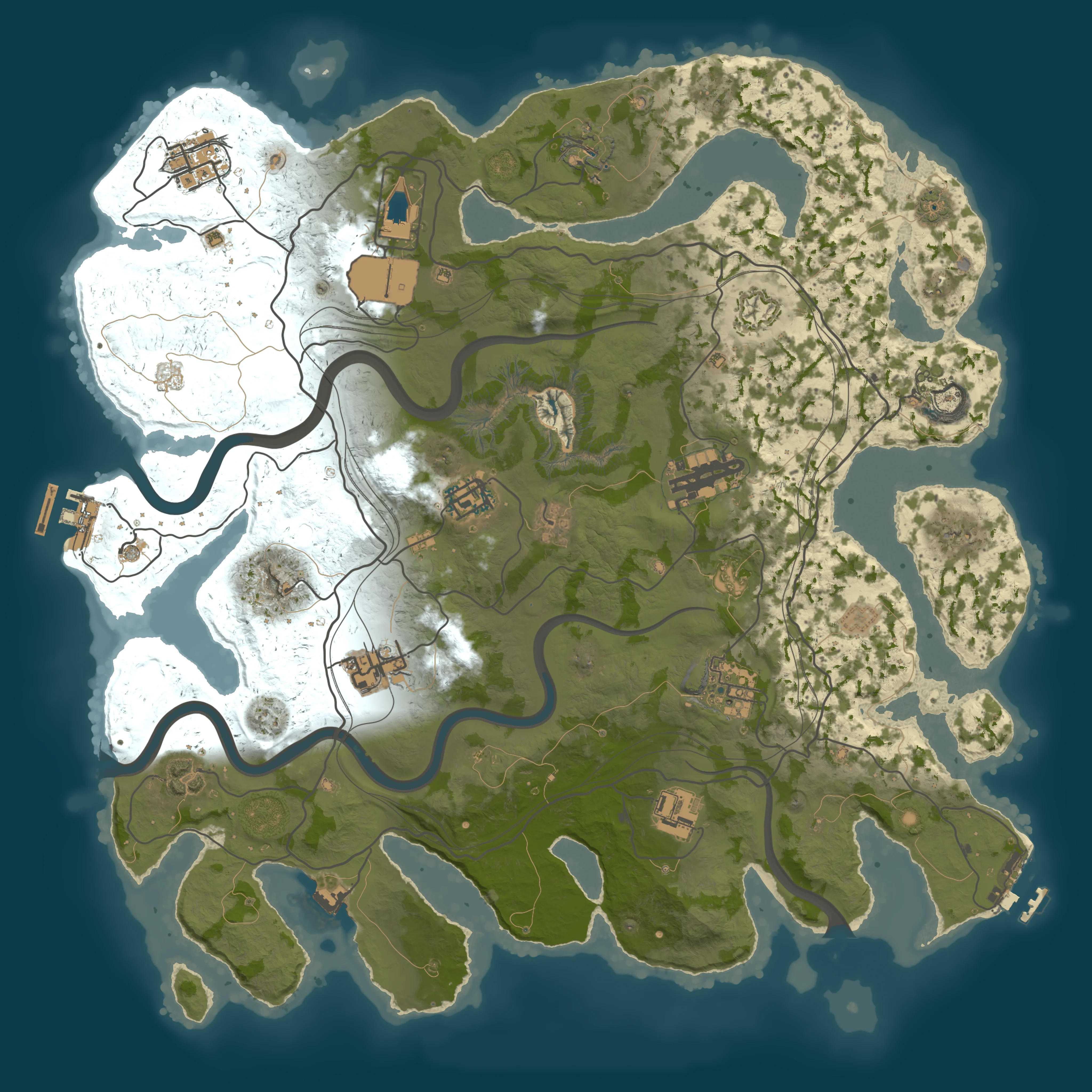 Rendered map for seed 1