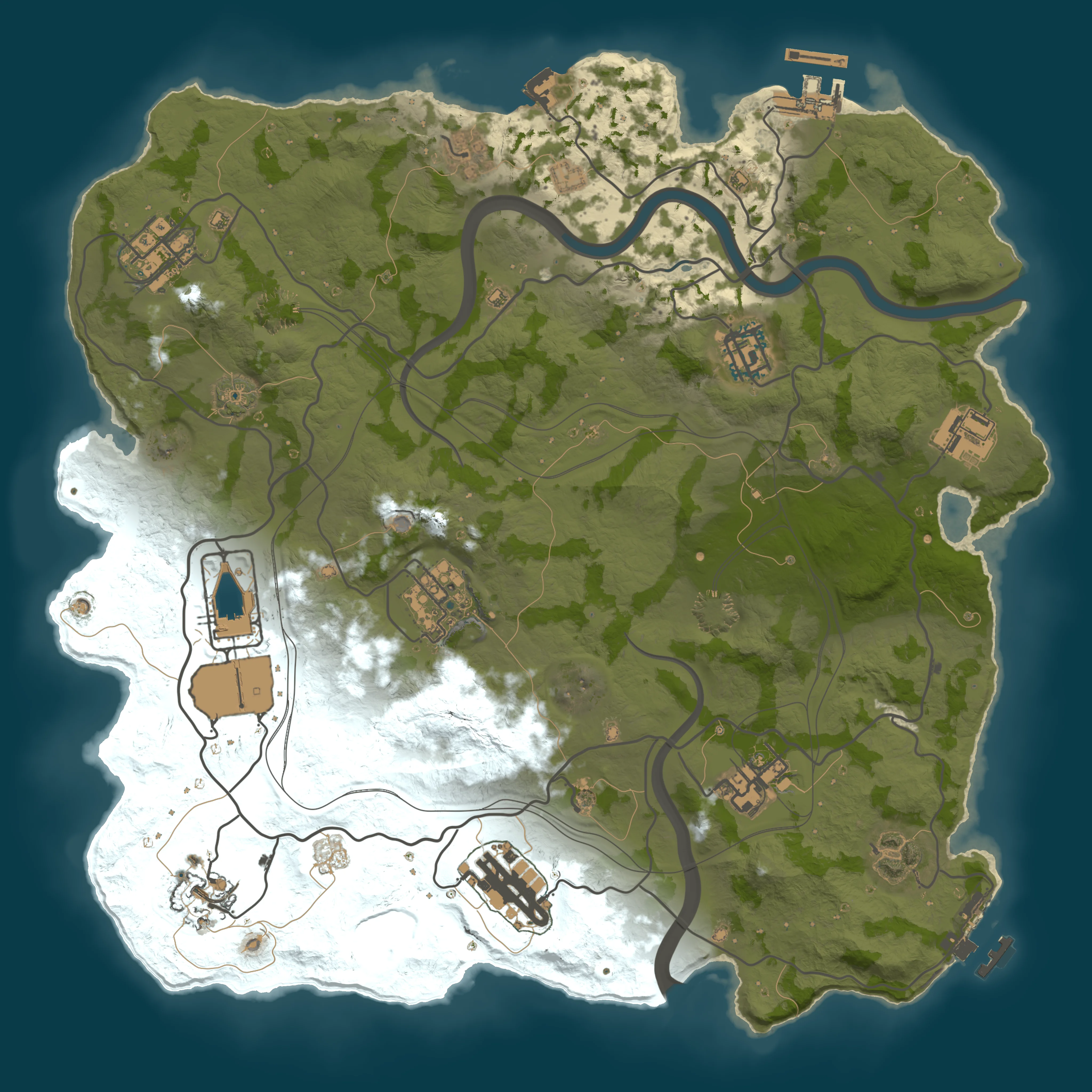 Rendered map for seed 1337