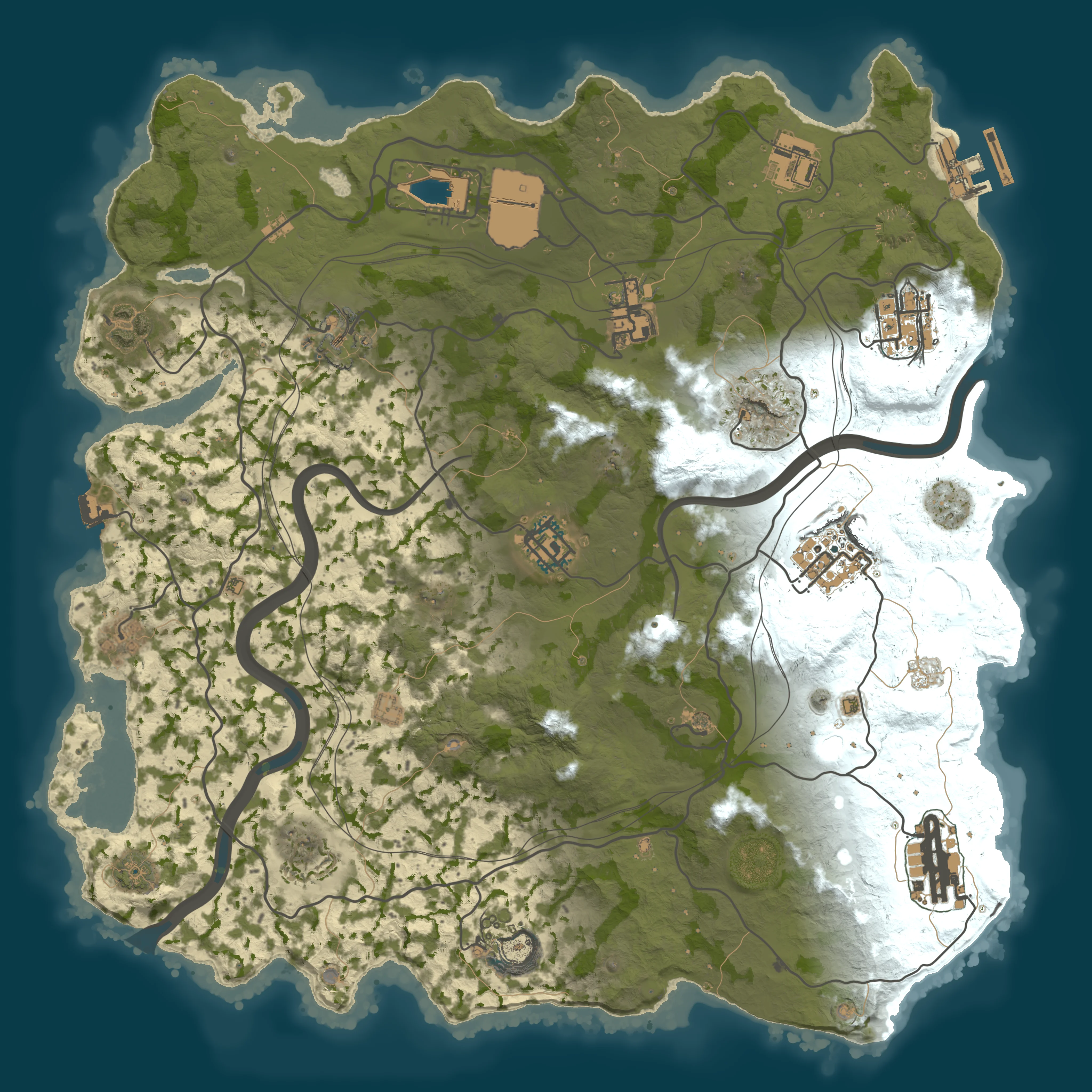 Rendered map for seed 0