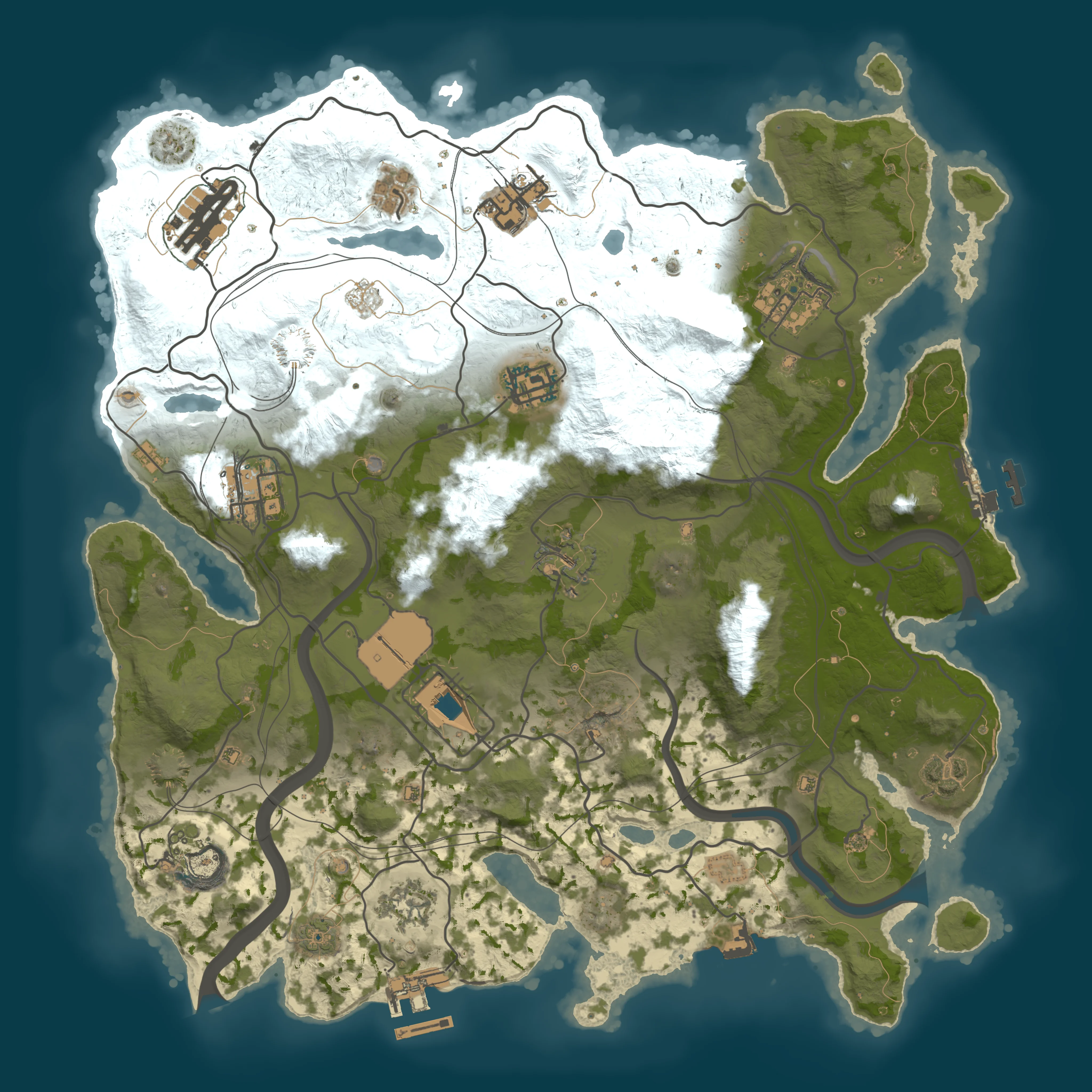 Rendered map for seed 1337