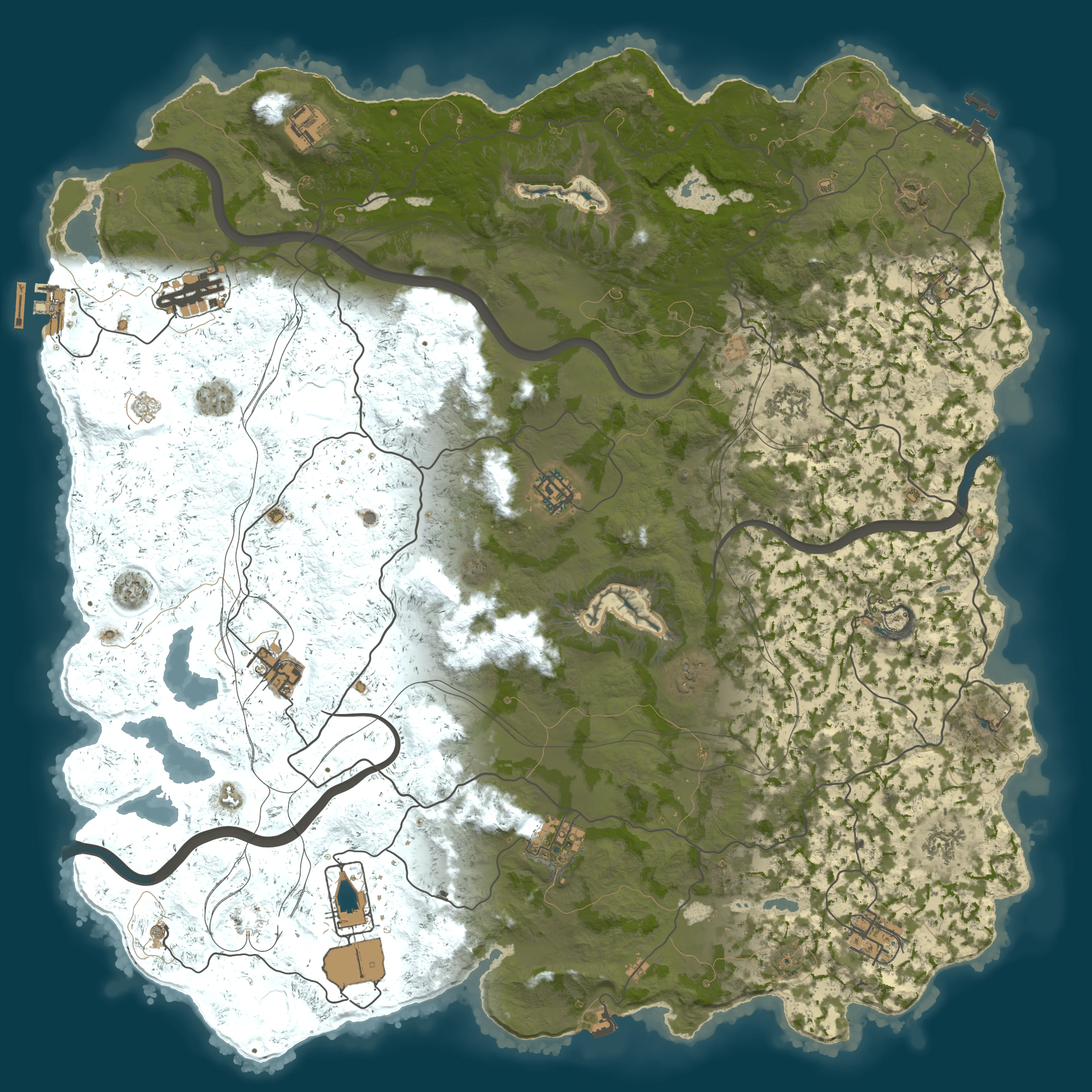 Rendered map for seed 1337