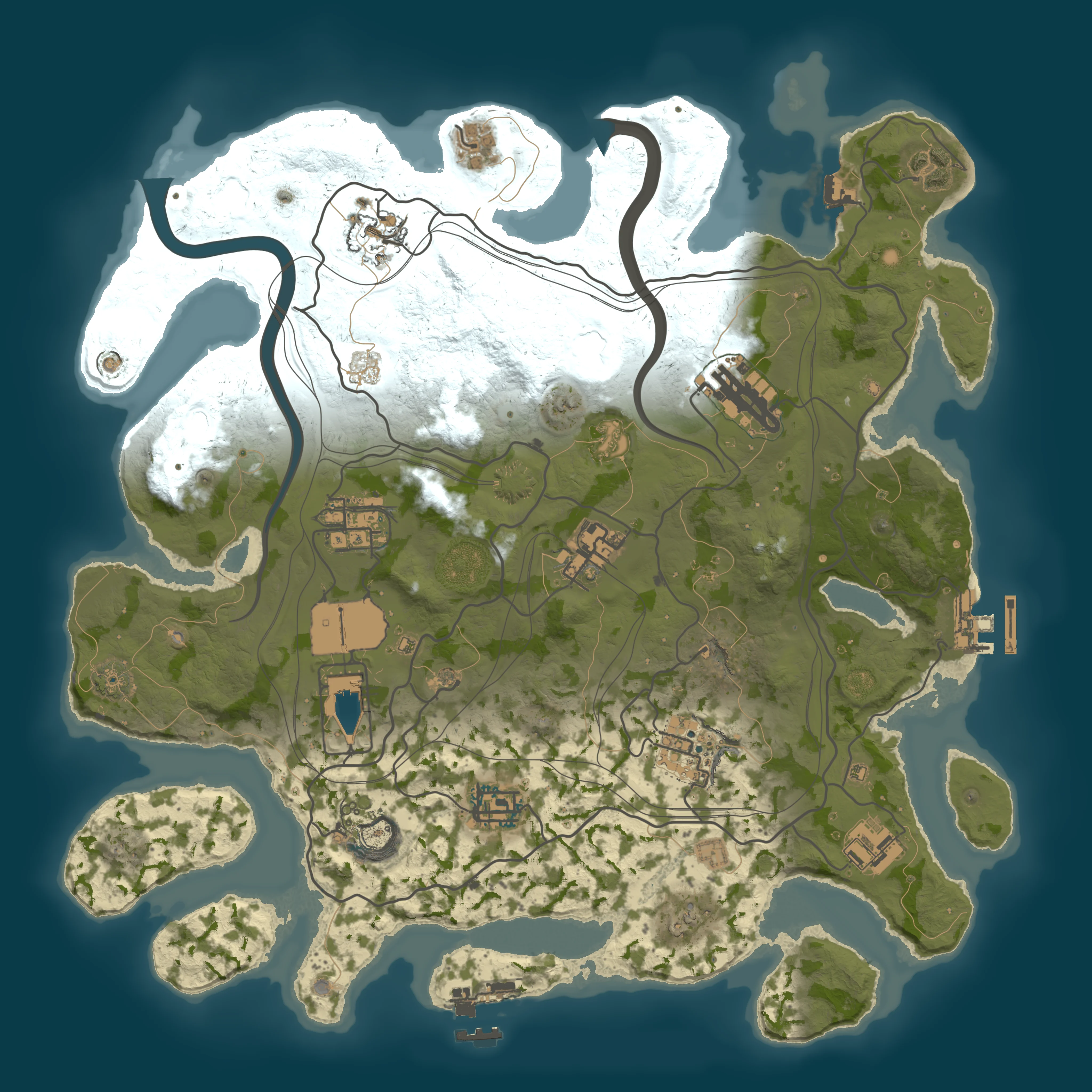 Rendered map for seed 1337