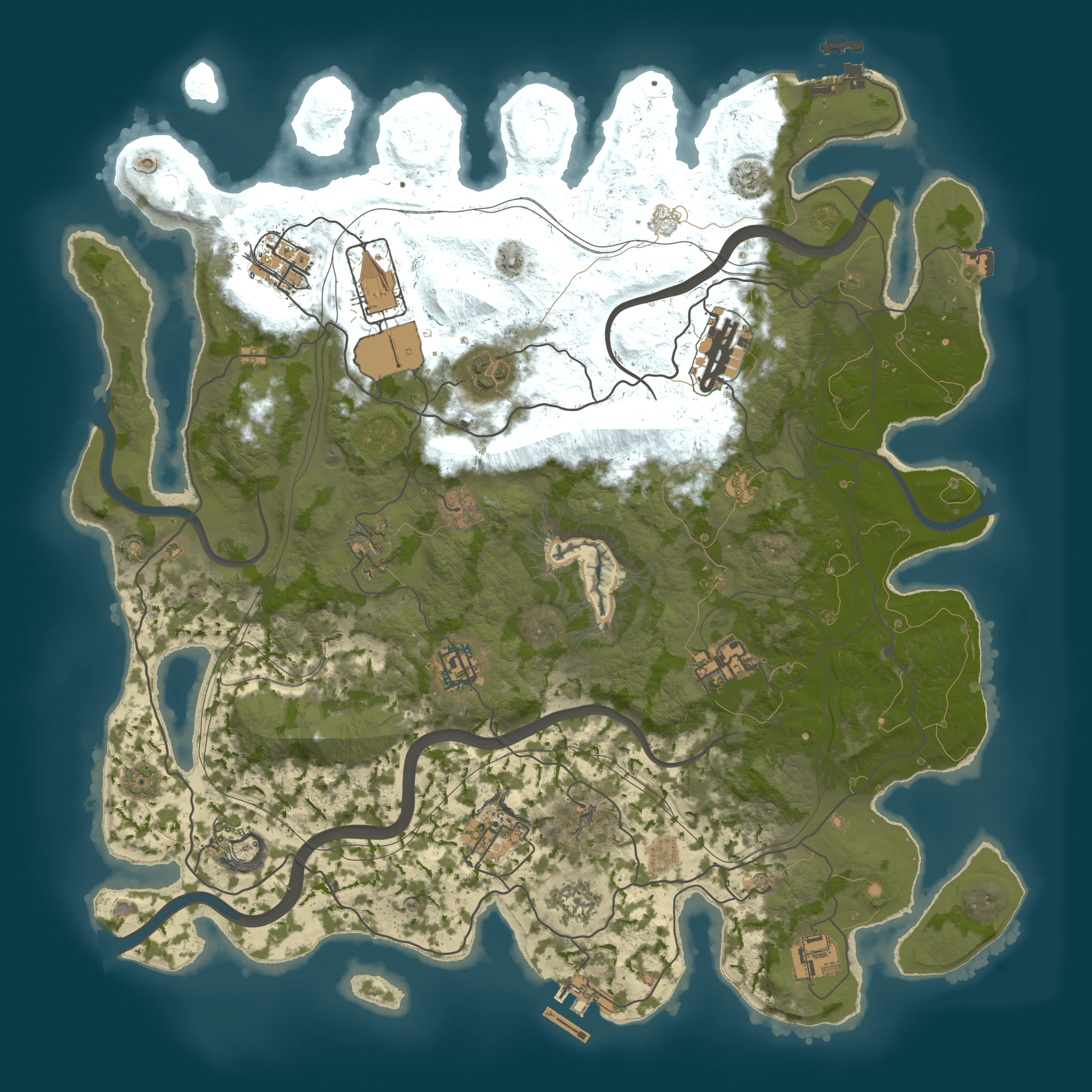 Rendered map for seed 407517