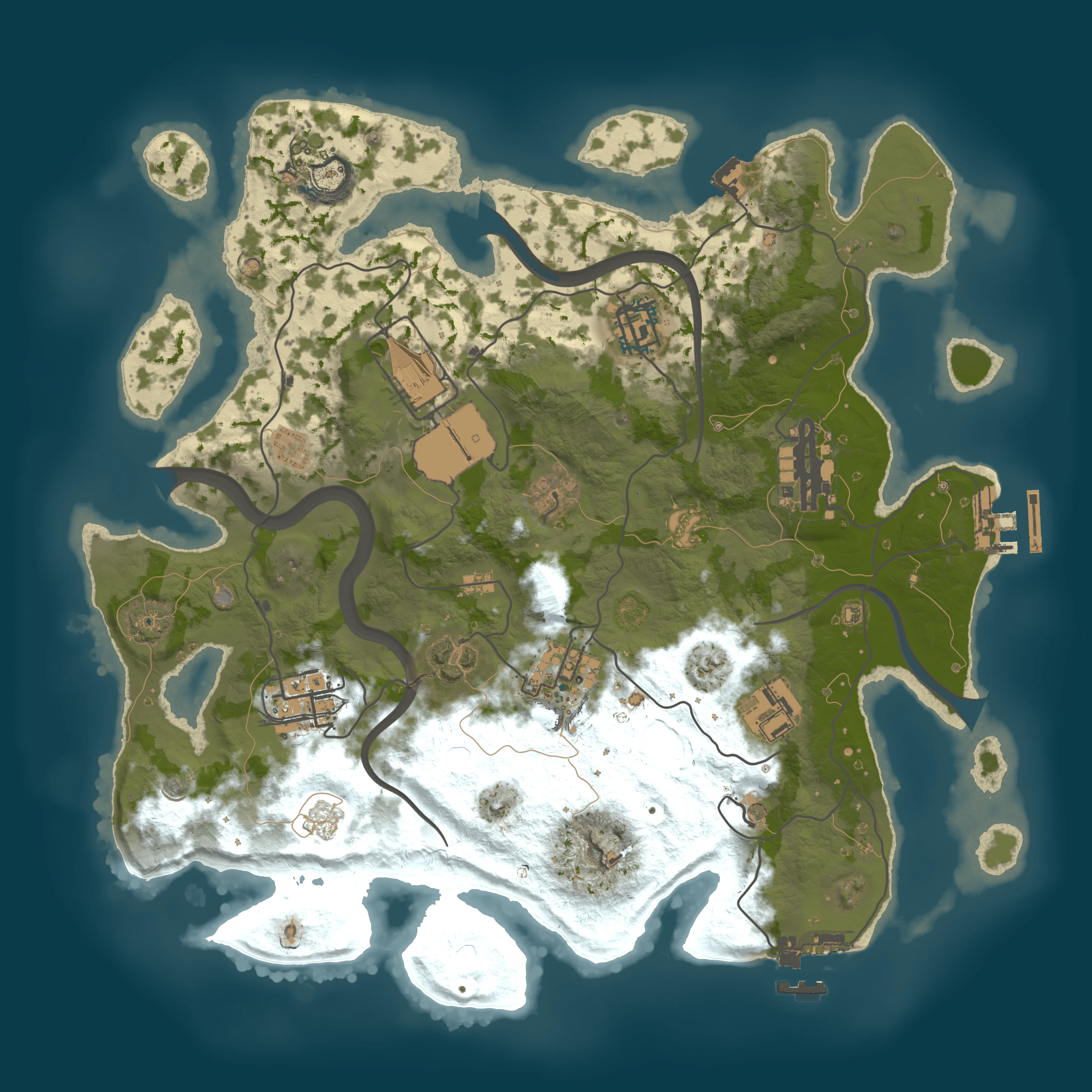 Rendered map for seed 500539